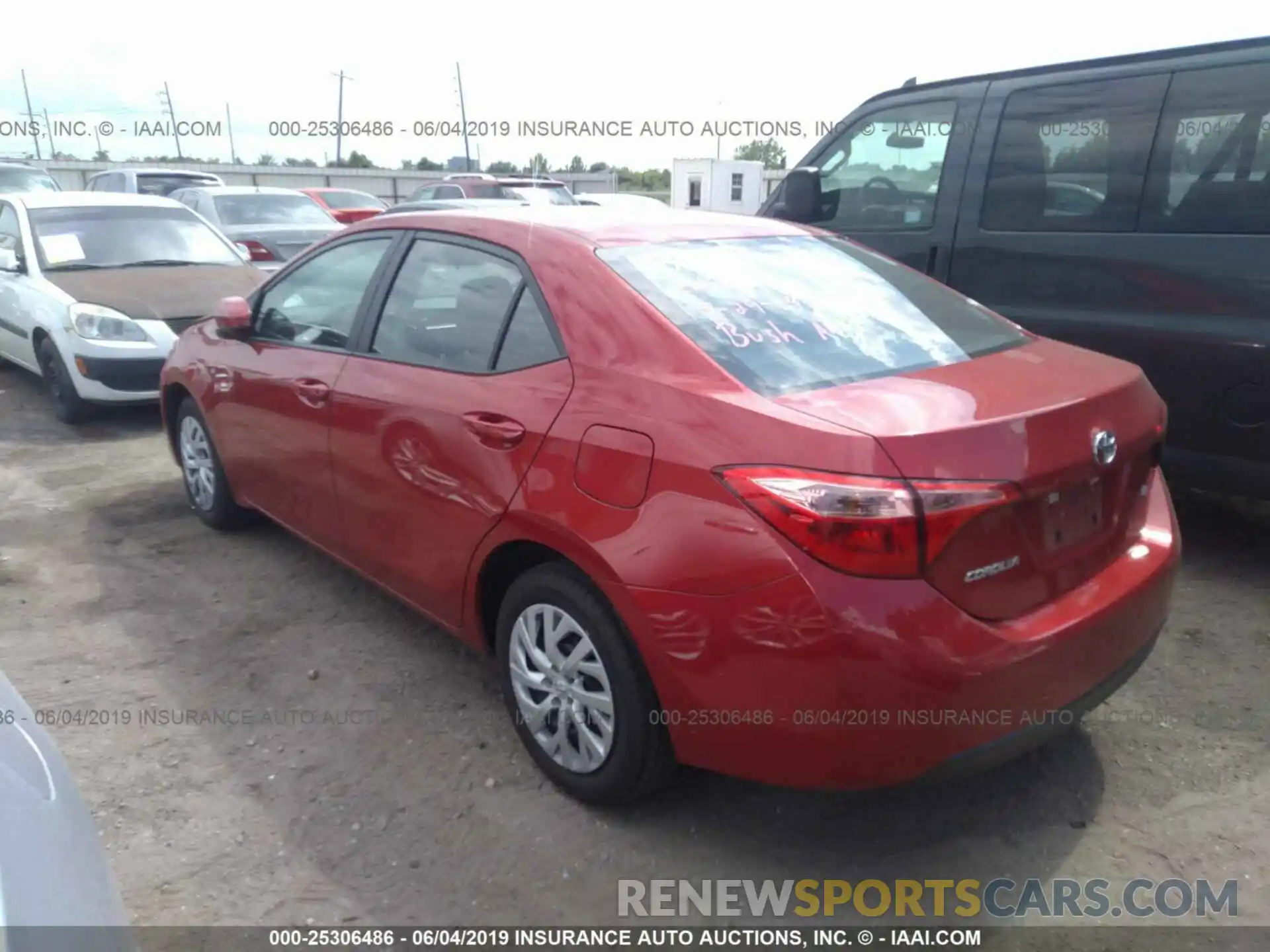 3 Photograph of a damaged car 5YFBURHE5KP875665 TOYOTA COROLLA 2019