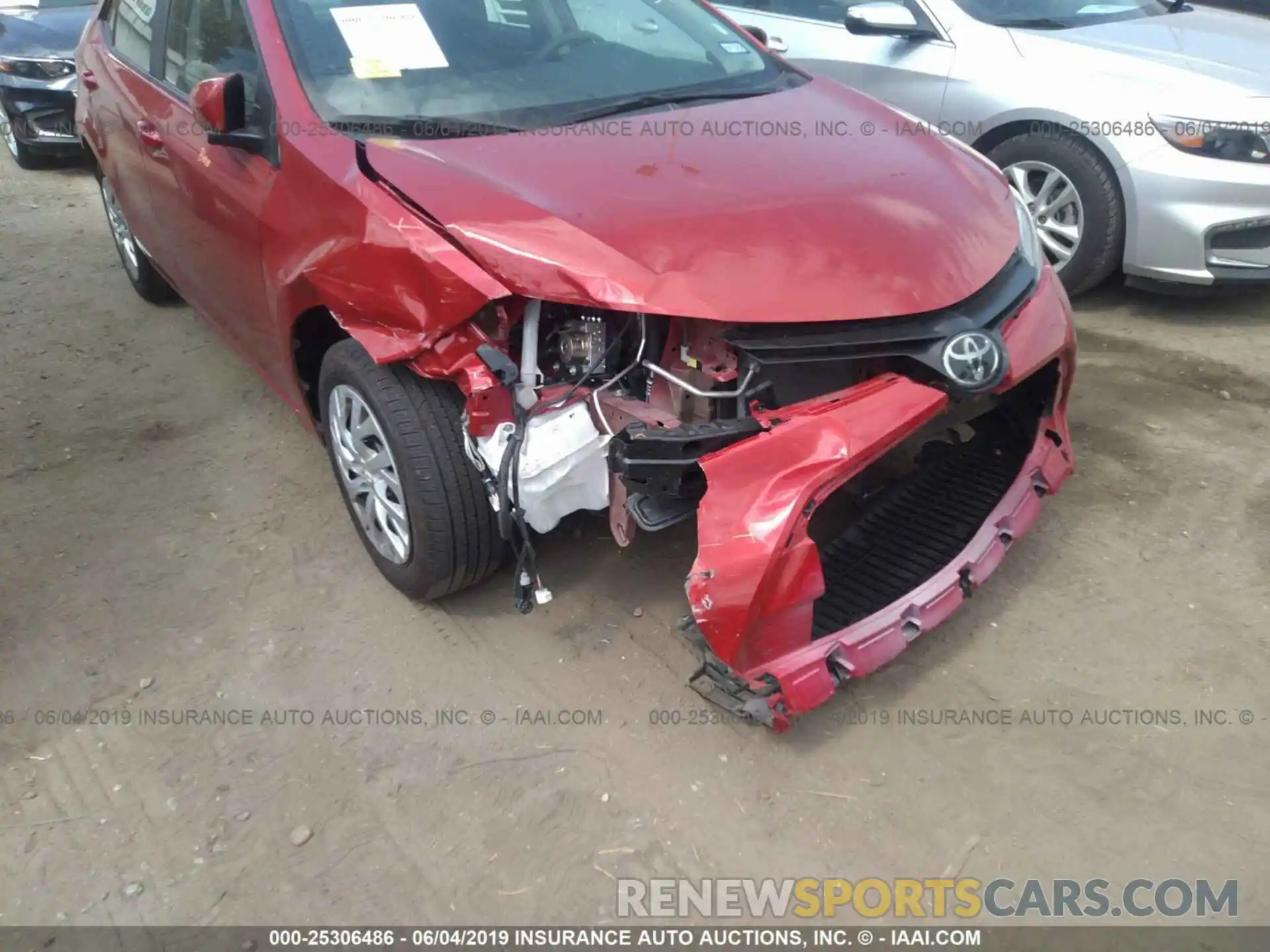 6 Photograph of a damaged car 5YFBURHE5KP875665 TOYOTA COROLLA 2019