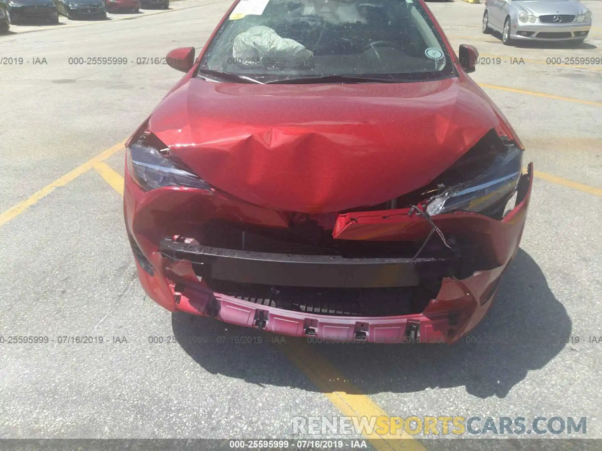 6 Photograph of a damaged car 5YFBURHE5KP875908 TOYOTA COROLLA 2019