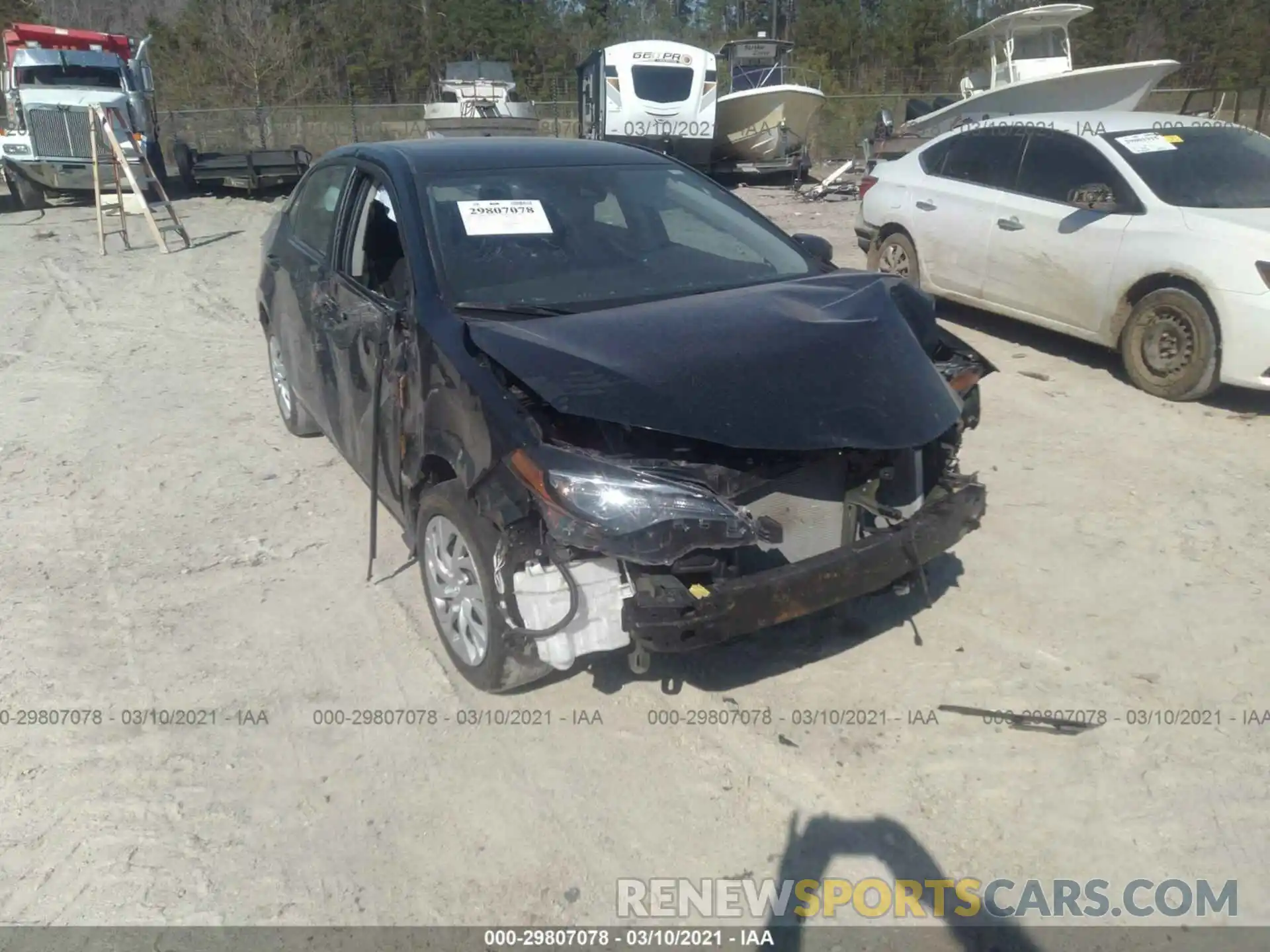 6 Photograph of a damaged car 5YFBURHE5KP876119 TOYOTA COROLLA 2019