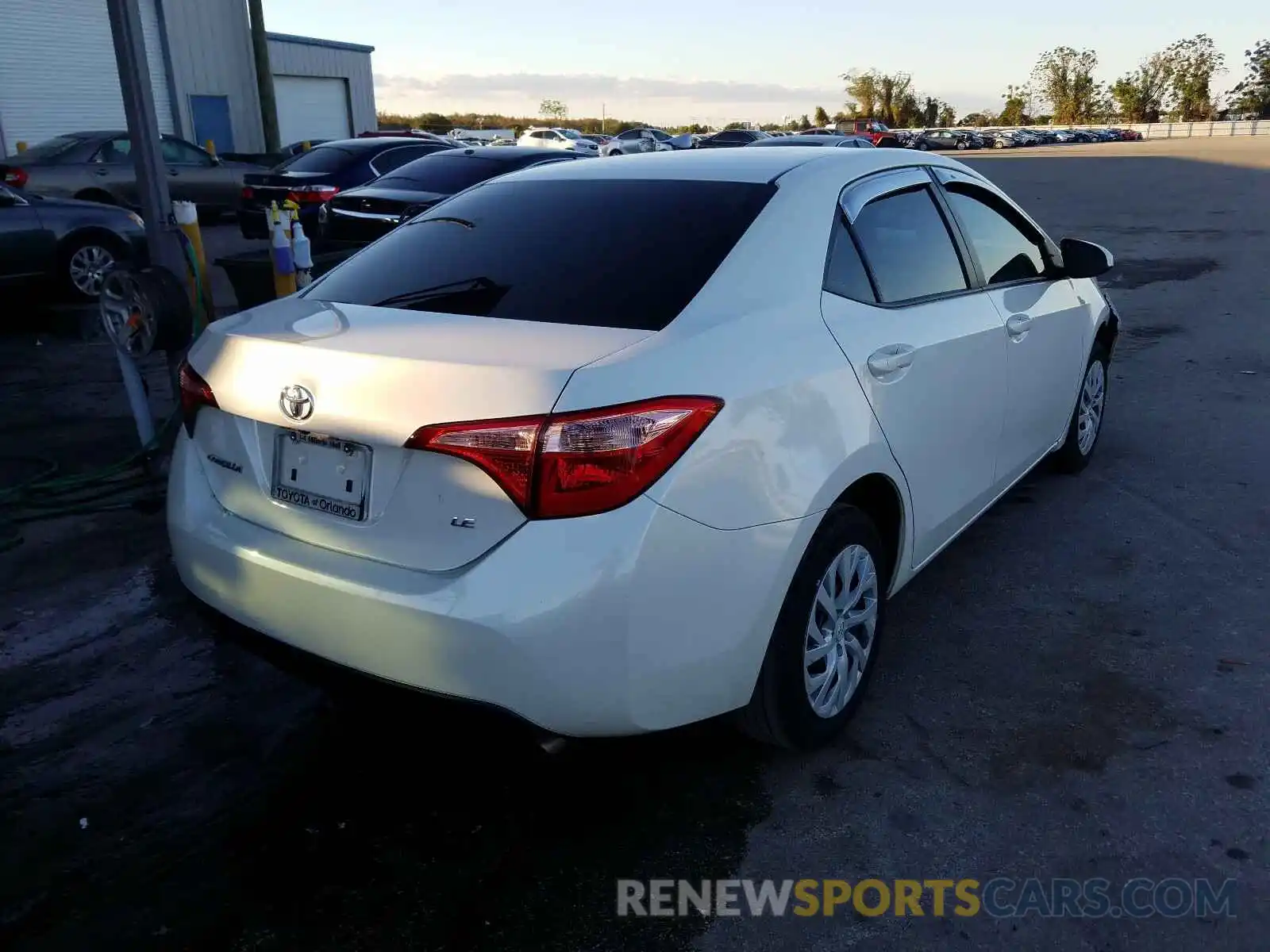 4 Photograph of a damaged car 5YFBURHE5KP876279 TOYOTA COROLLA 2019