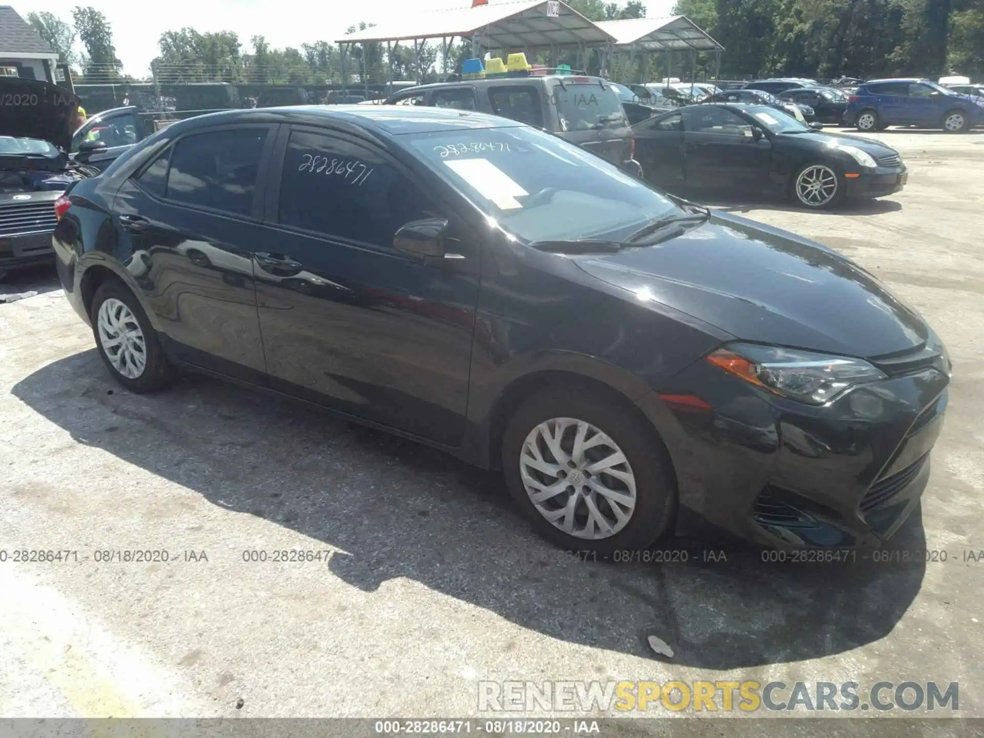 1 Photograph of a damaged car 5YFBURHE5KP876850 TOYOTA COROLLA 2019