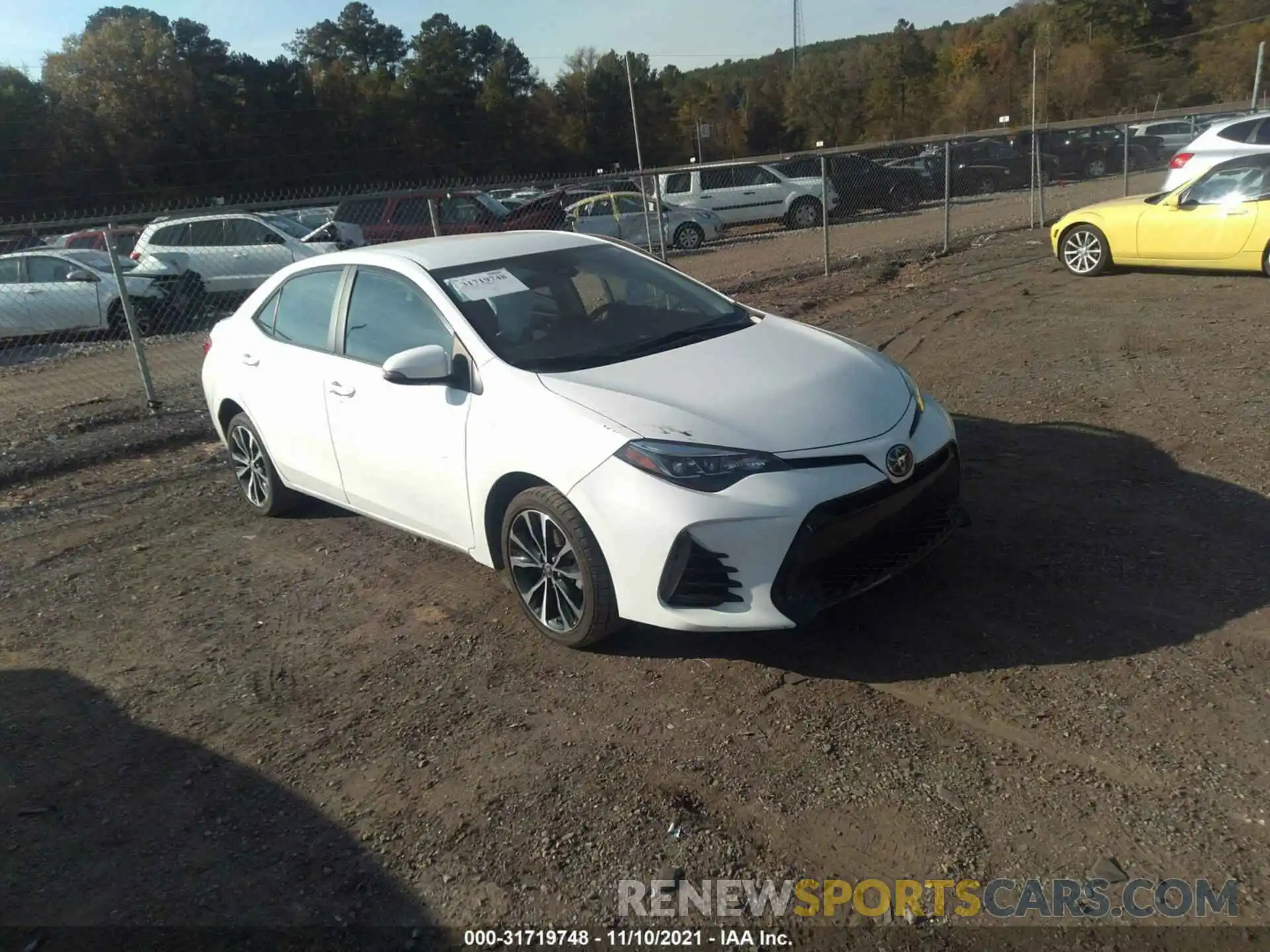 1 Photograph of a damaged car 5YFBURHE5KP876976 TOYOTA COROLLA 2019