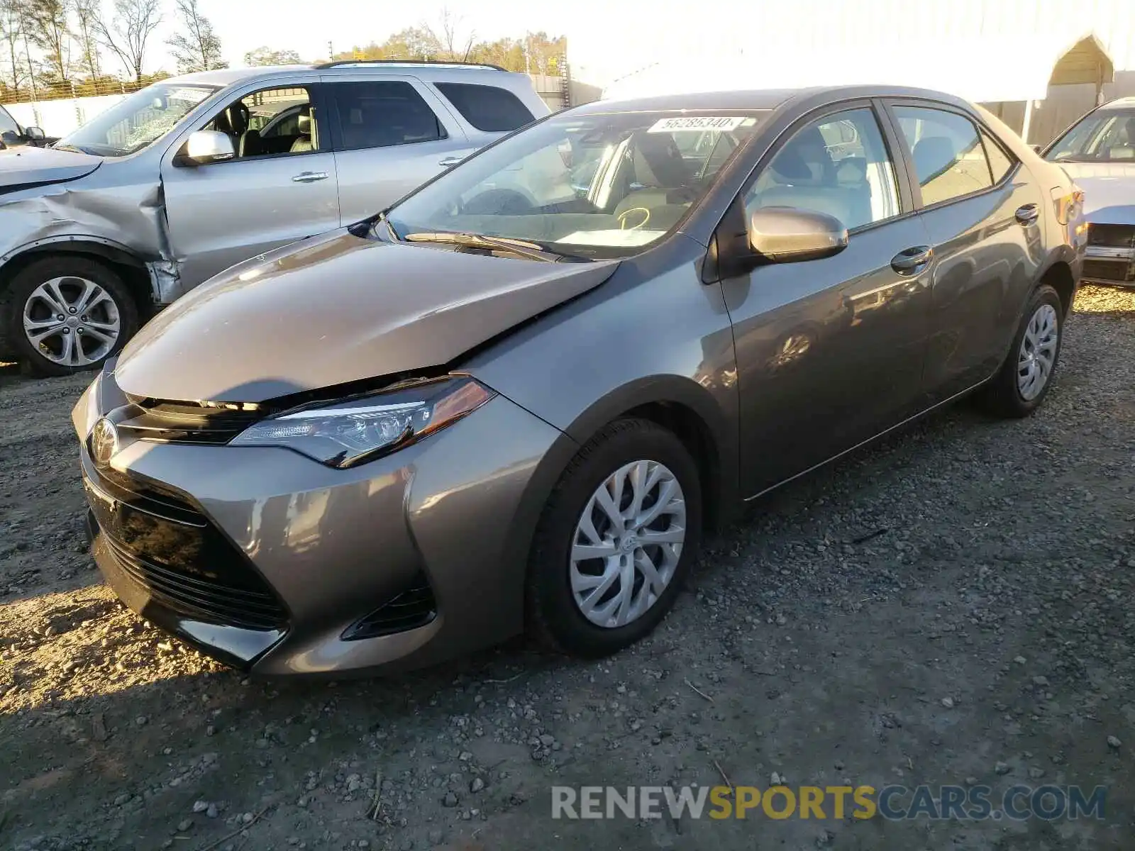 2 Photograph of a damaged car 5YFBURHE5KP877092 TOYOTA COROLLA 2019