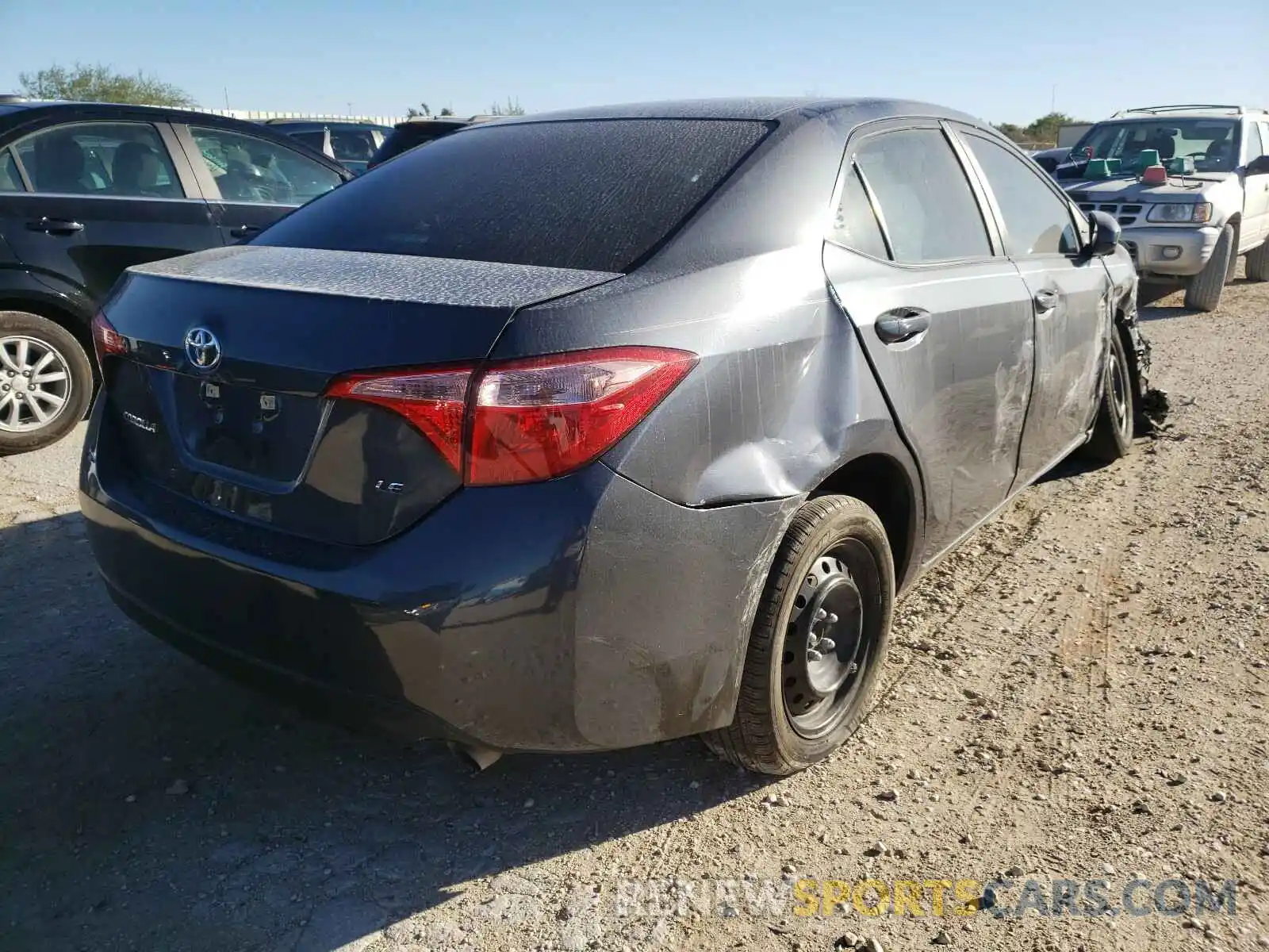 4 Photograph of a damaged car 5YFBURHE5KP877335 TOYOTA COROLLA 2019