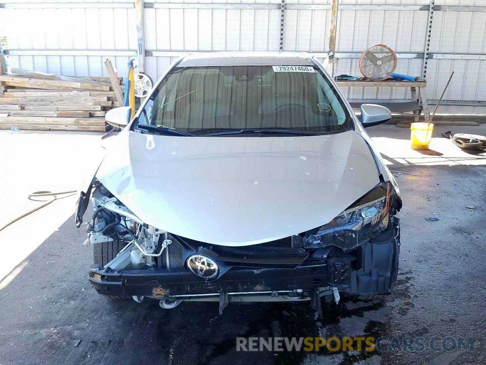 9 Photograph of a damaged car 5YFBURHE5KP877559 TOYOTA COROLLA 2019