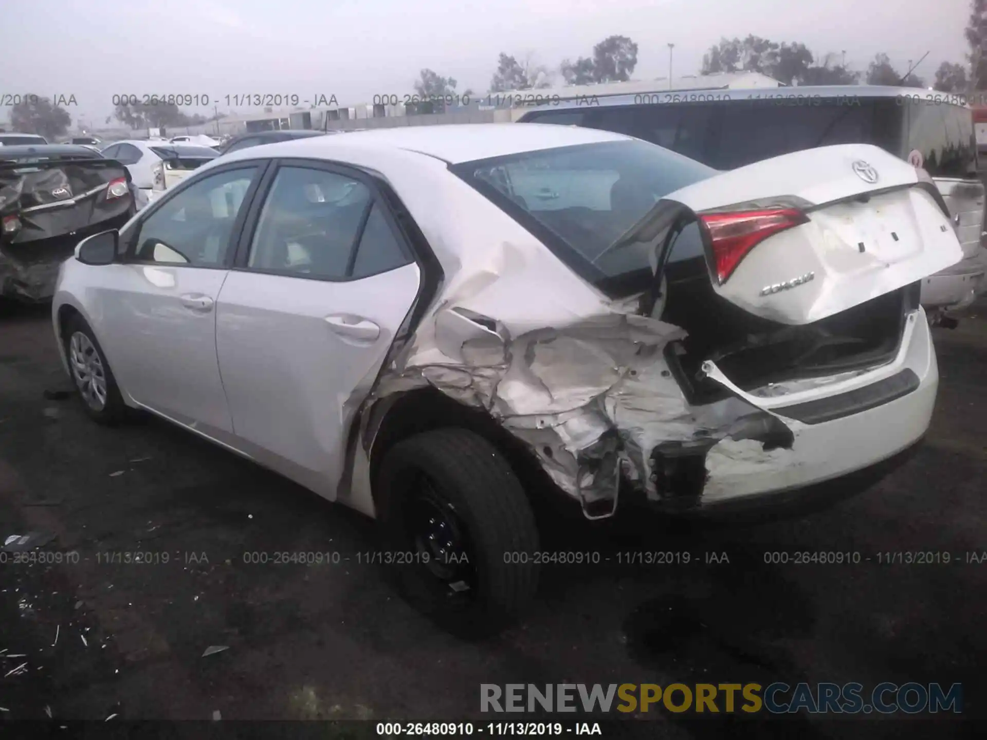 3 Photograph of a damaged car 5YFBURHE5KP877786 TOYOTA COROLLA 2019