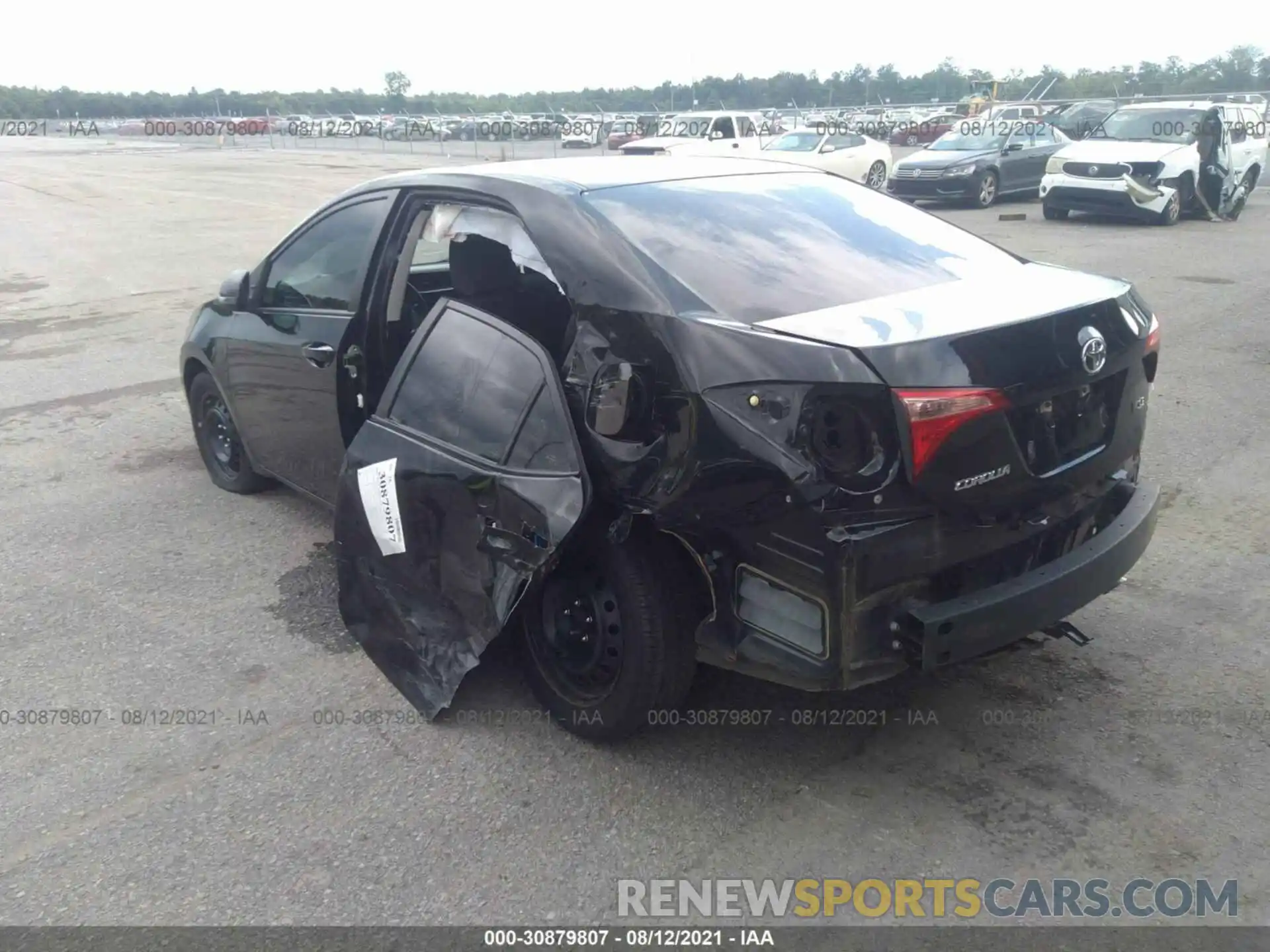 3 Photograph of a damaged car 5YFBURHE5KP877982 TOYOTA COROLLA 2019