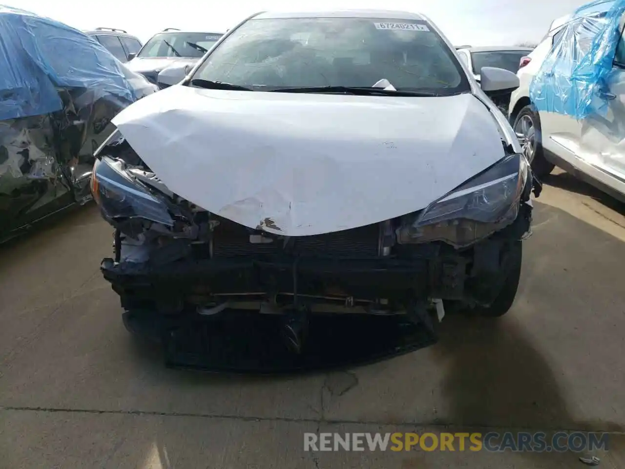 5 Photograph of a damaged car 5YFBURHE5KP877996 TOYOTA COROLLA 2019