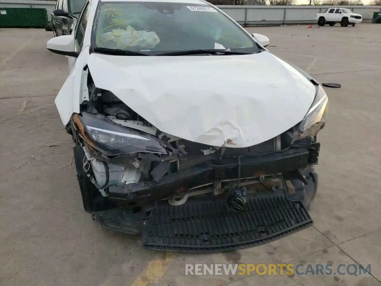 7 Photograph of a damaged car 5YFBURHE5KP877996 TOYOTA COROLLA 2019