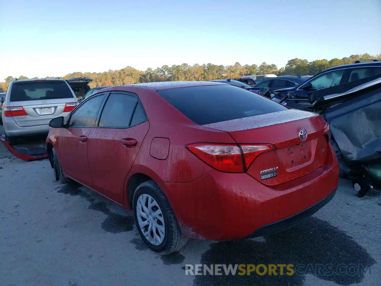 3 Photograph of a damaged car 5YFBURHE5KP878162 TOYOTA COROLLA 2019