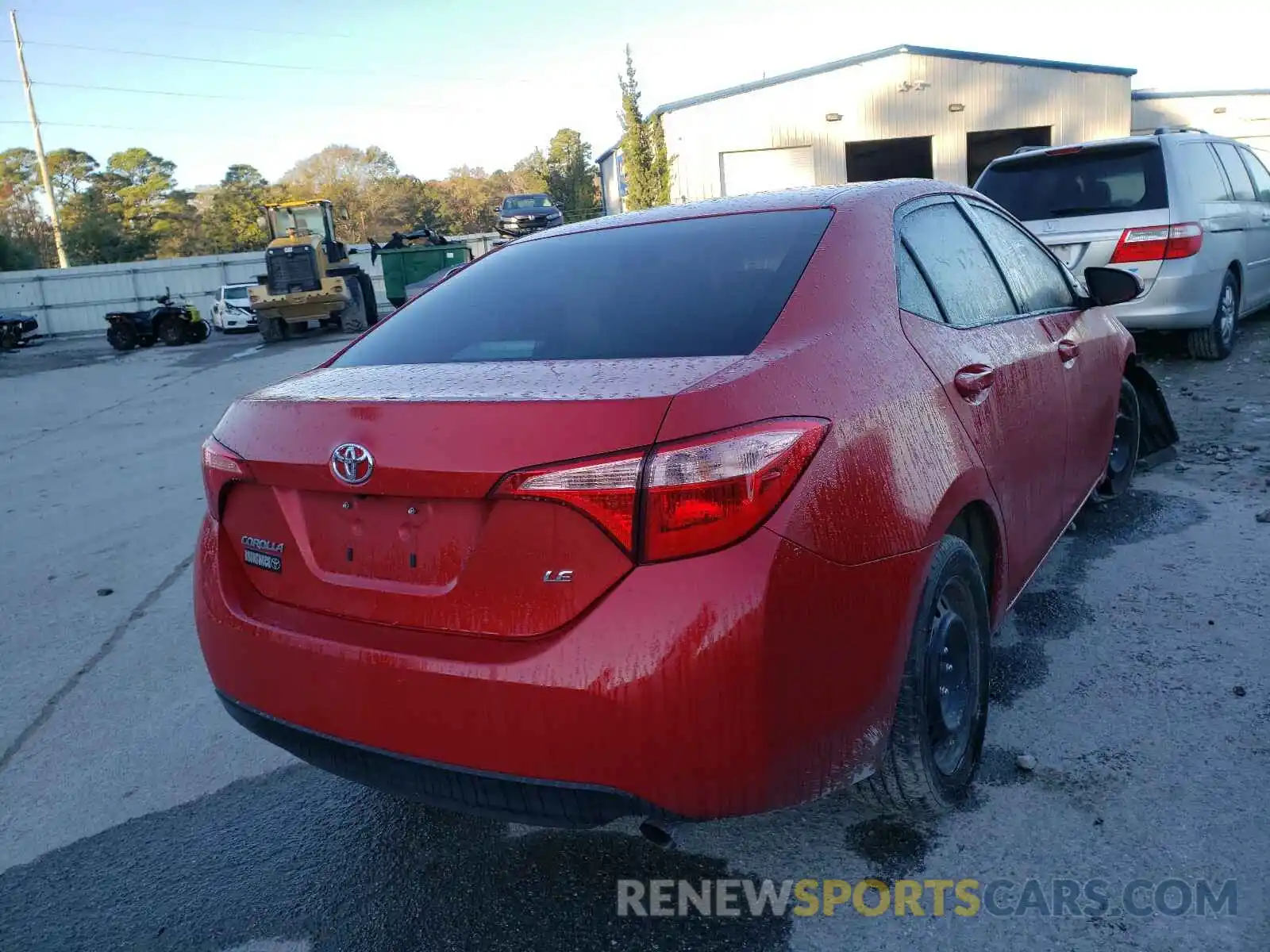 4 Photograph of a damaged car 5YFBURHE5KP878162 TOYOTA COROLLA 2019