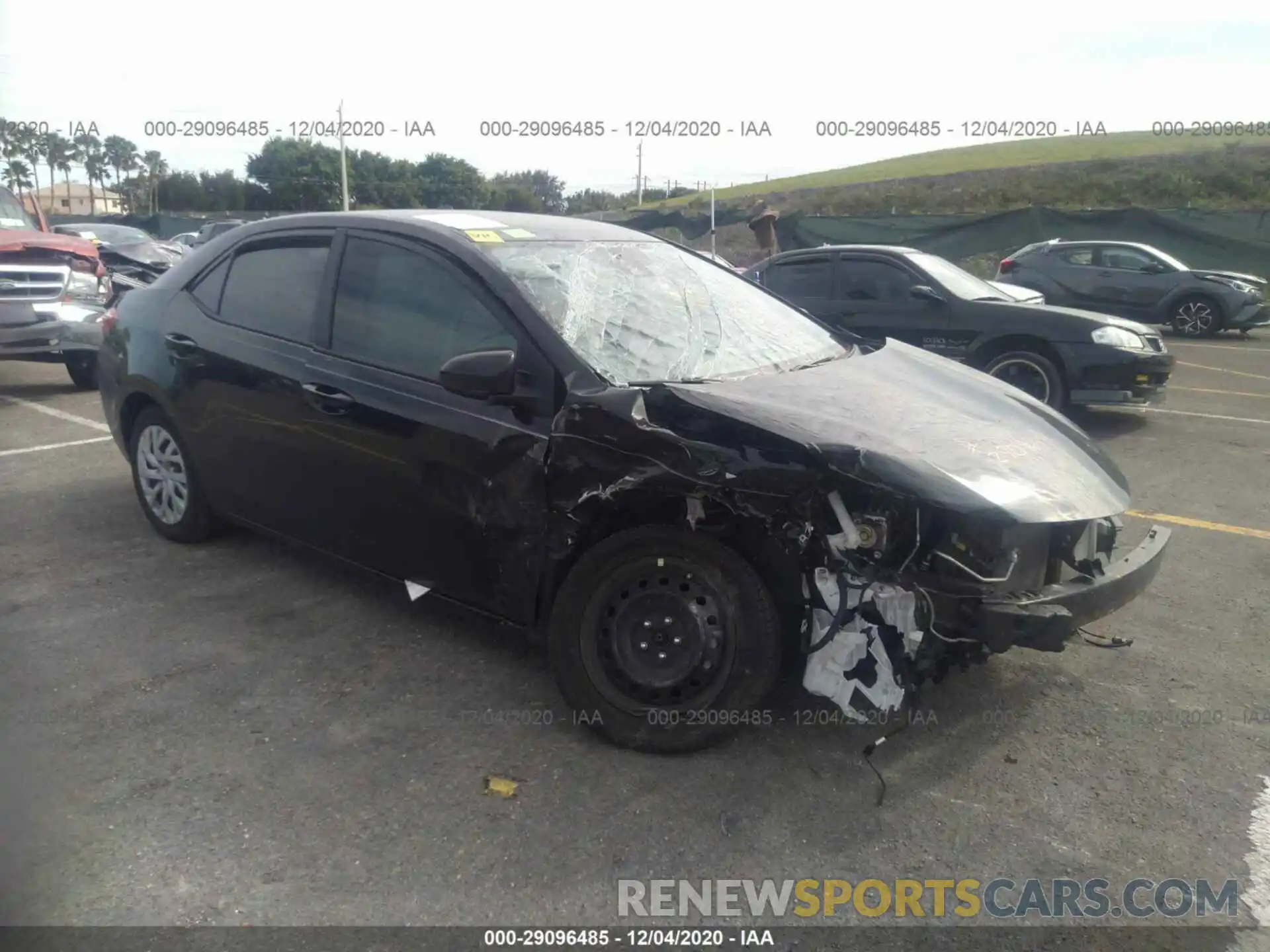 1 Photograph of a damaged car 5YFBURHE5KP878453 TOYOTA COROLLA 2019