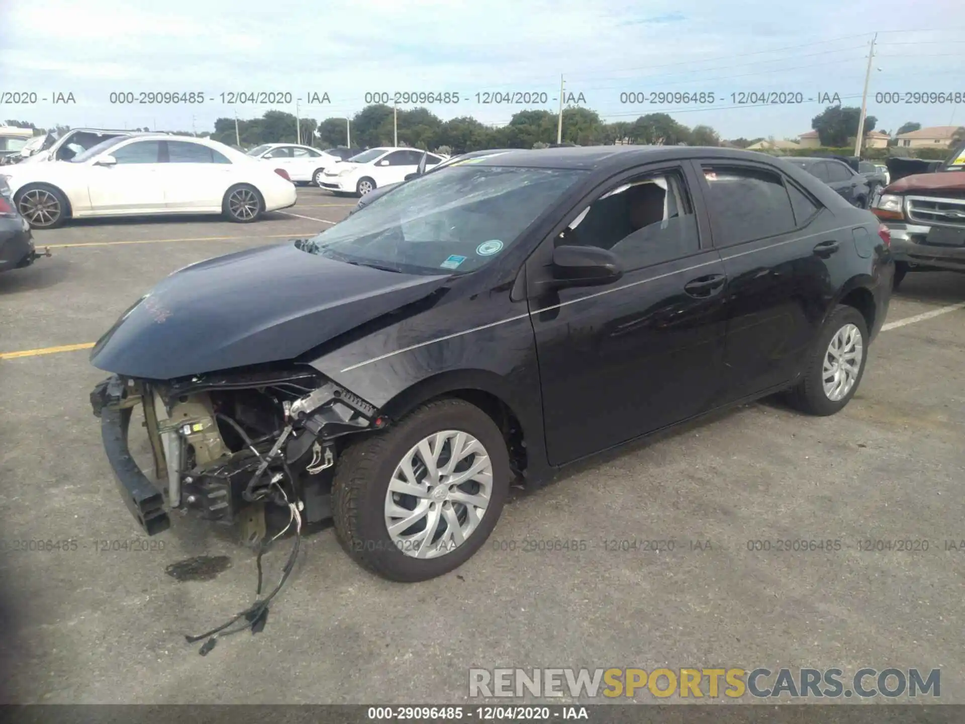 2 Photograph of a damaged car 5YFBURHE5KP878453 TOYOTA COROLLA 2019