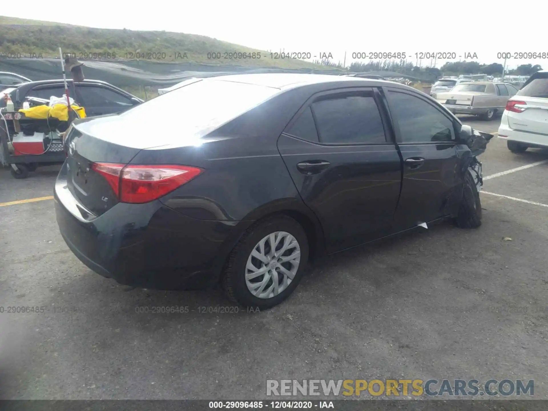 4 Photograph of a damaged car 5YFBURHE5KP878453 TOYOTA COROLLA 2019