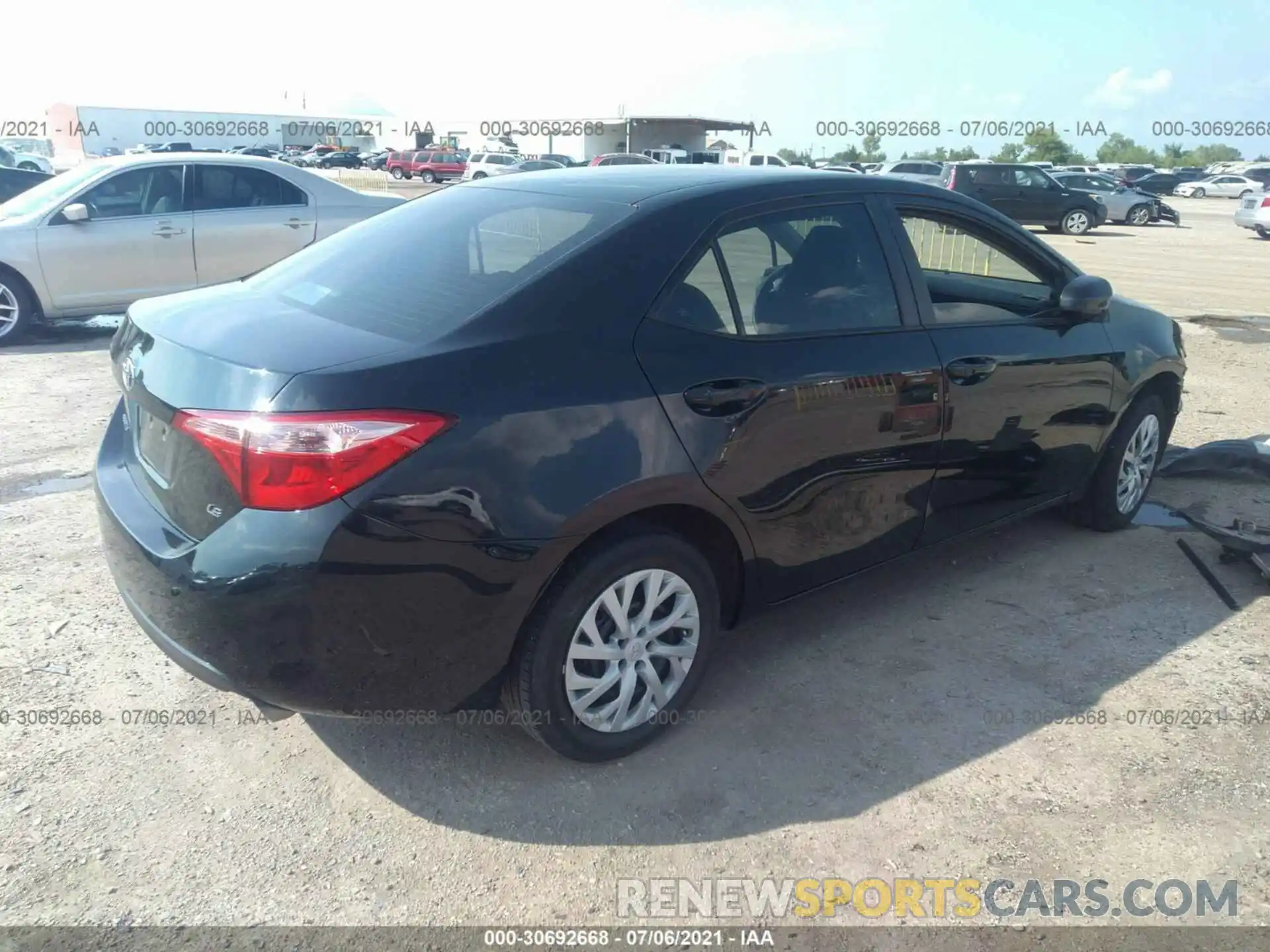 4 Photograph of a damaged car 5YFBURHE5KP878761 TOYOTA COROLLA 2019