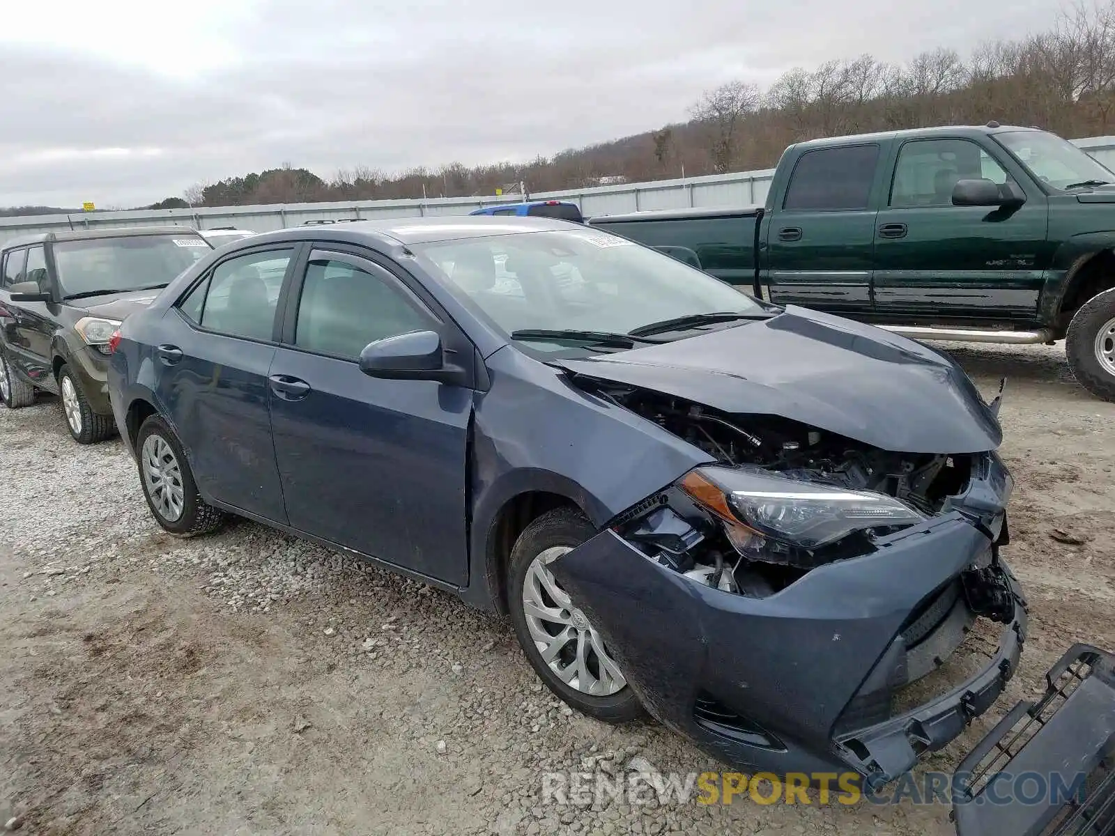 1 Photograph of a damaged car 5YFBURHE5KP879084 TOYOTA COROLLA 2019