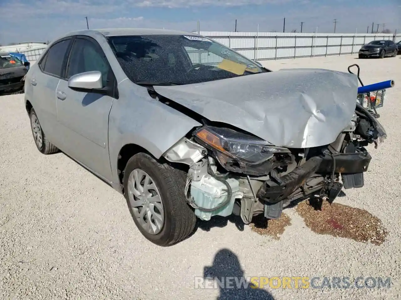 1 Photograph of a damaged car 5YFBURHE5KP879361 TOYOTA COROLLA 2019