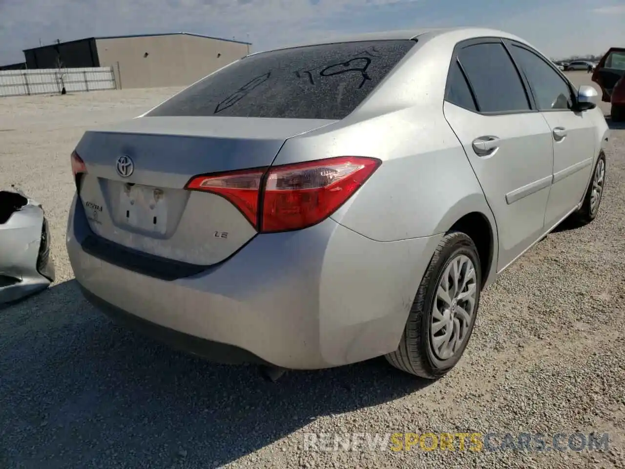 4 Photograph of a damaged car 5YFBURHE5KP879361 TOYOTA COROLLA 2019