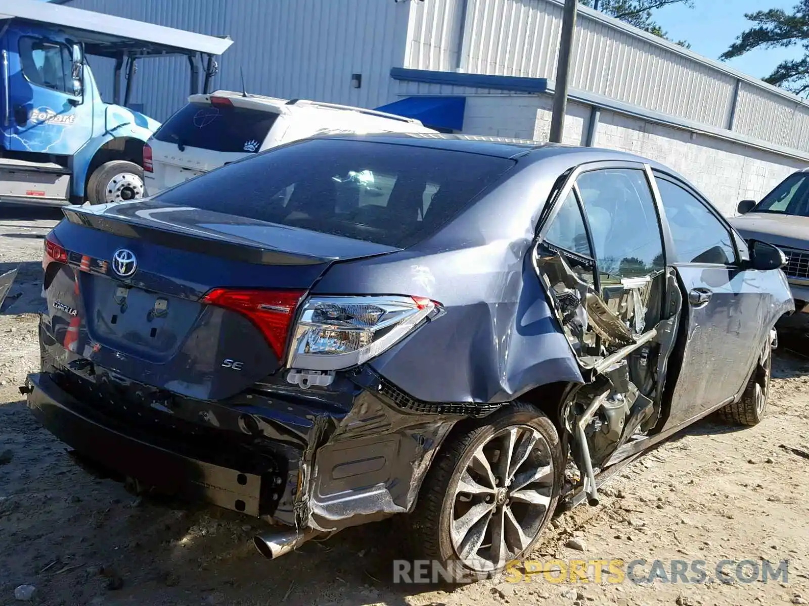 4 Photograph of a damaged car 5YFBURHE5KP879585 TOYOTA COROLLA 2019