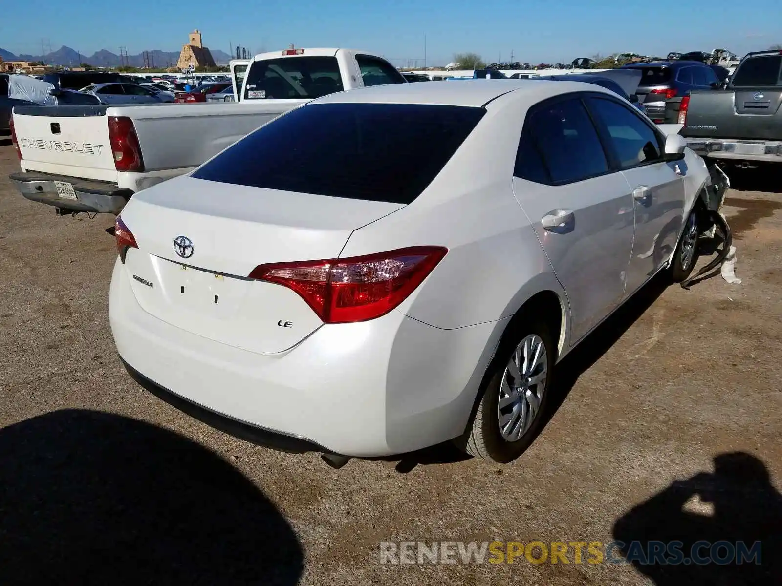 4 Photograph of a damaged car 5YFBURHE5KP879800 TOYOTA COROLLA 2019