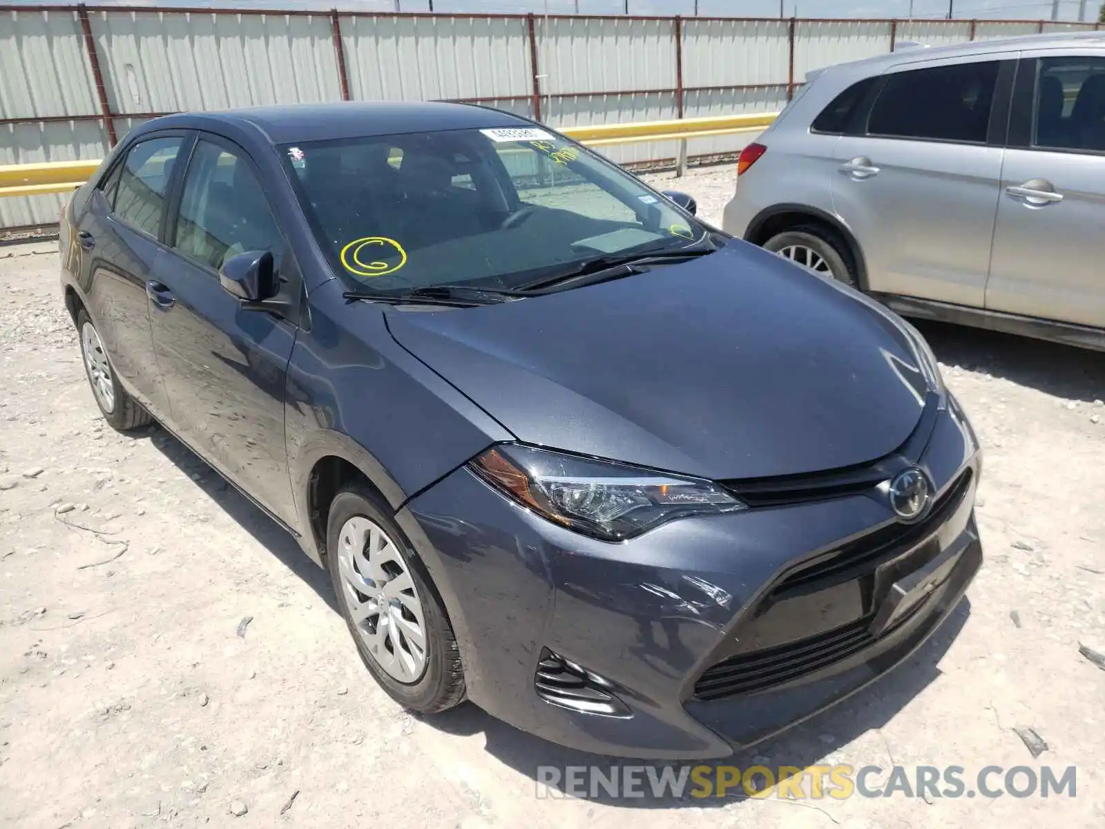 1 Photograph of a damaged car 5YFBURHE5KP879876 TOYOTA COROLLA 2019