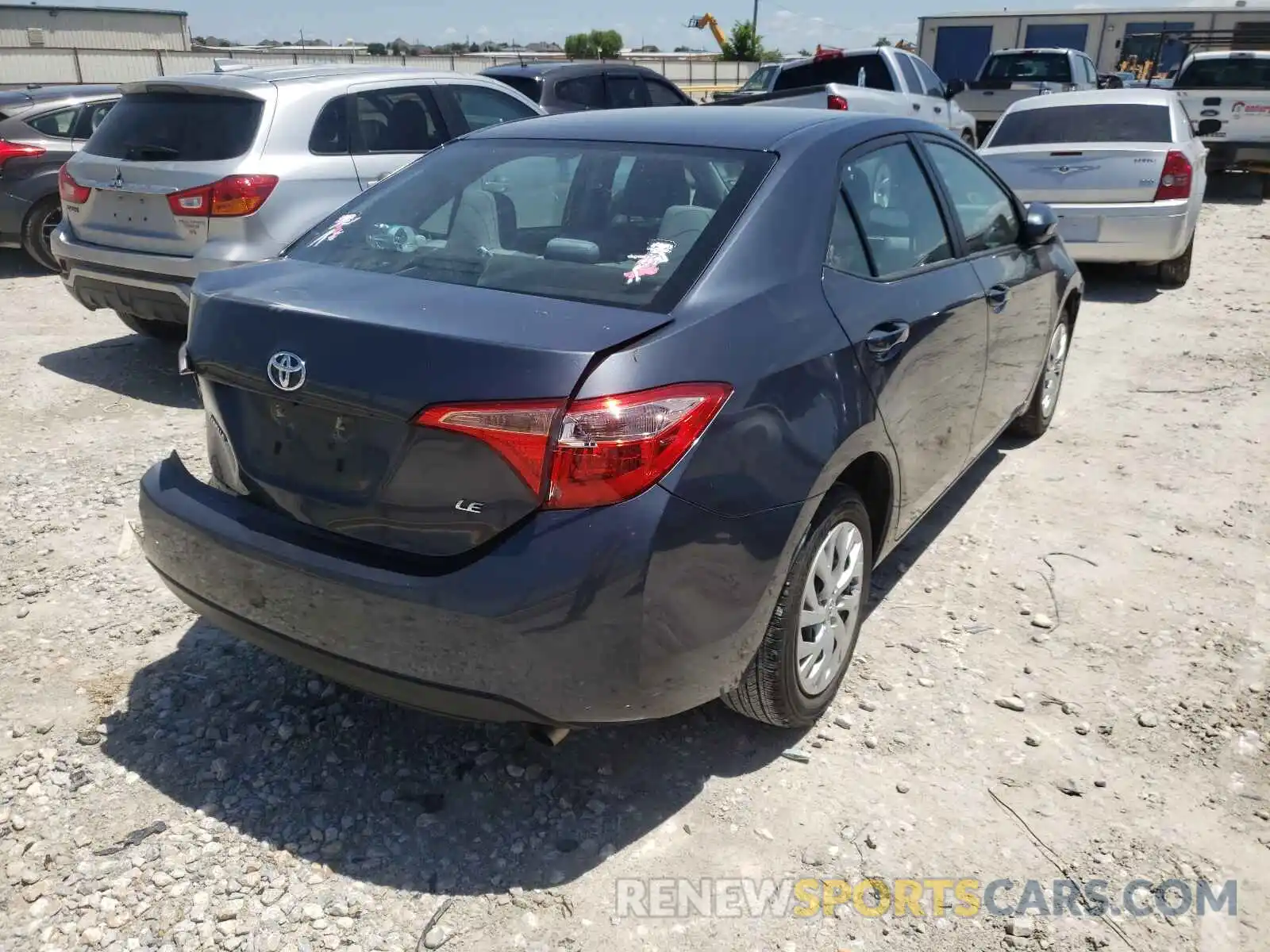 4 Photograph of a damaged car 5YFBURHE5KP879876 TOYOTA COROLLA 2019