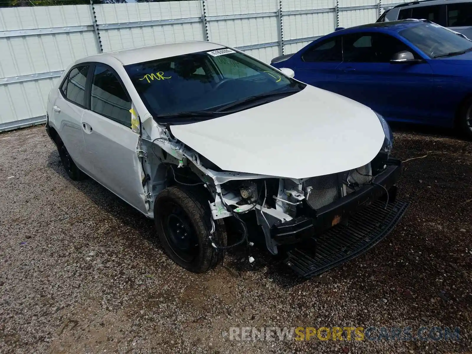 1 Photograph of a damaged car 5YFBURHE5KP879960 TOYOTA COROLLA 2019