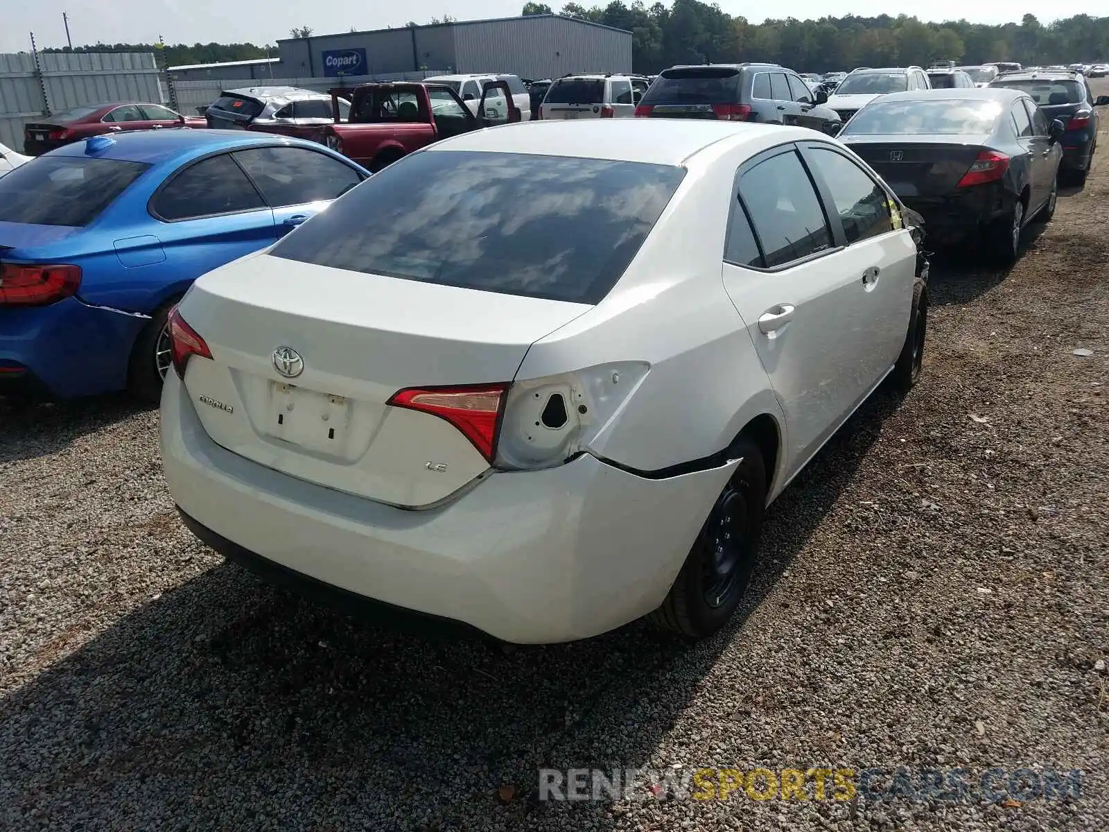 4 Photograph of a damaged car 5YFBURHE5KP879960 TOYOTA COROLLA 2019