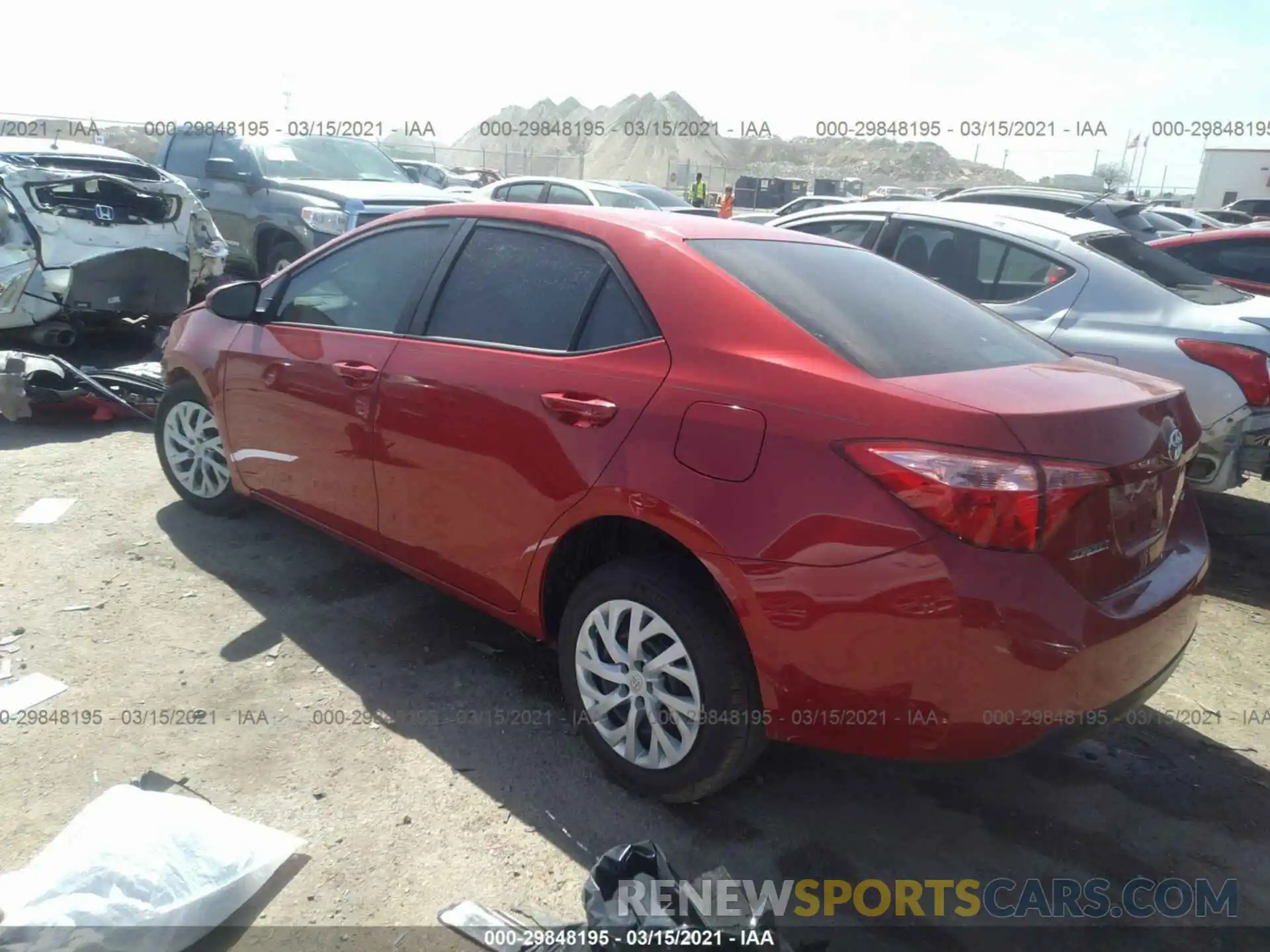 3 Photograph of a damaged car 5YFBURHE5KP880686 TOYOTA COROLLA 2019