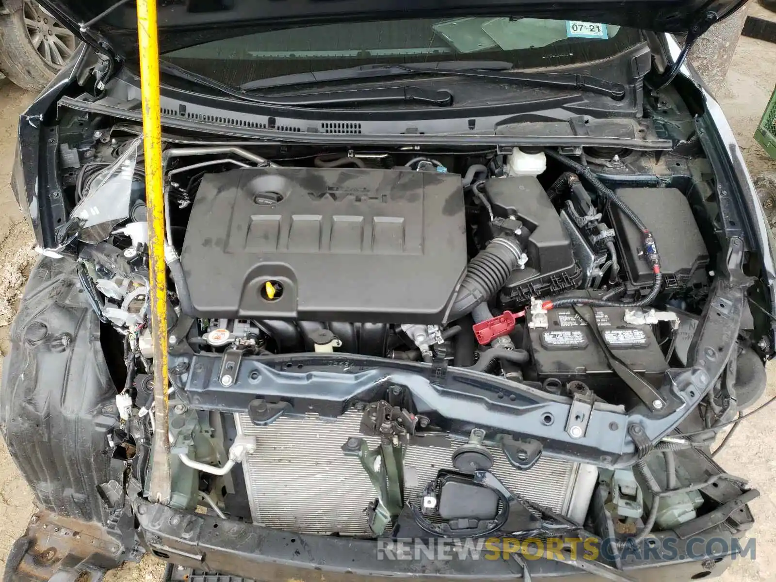 7 Photograph of a damaged car 5YFBURHE5KP880901 TOYOTA COROLLA 2019