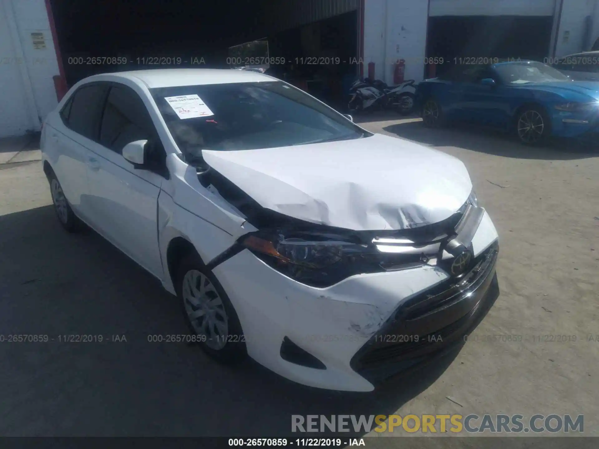 6 Photograph of a damaged car 5YFBURHE5KP881126 TOYOTA COROLLA 2019