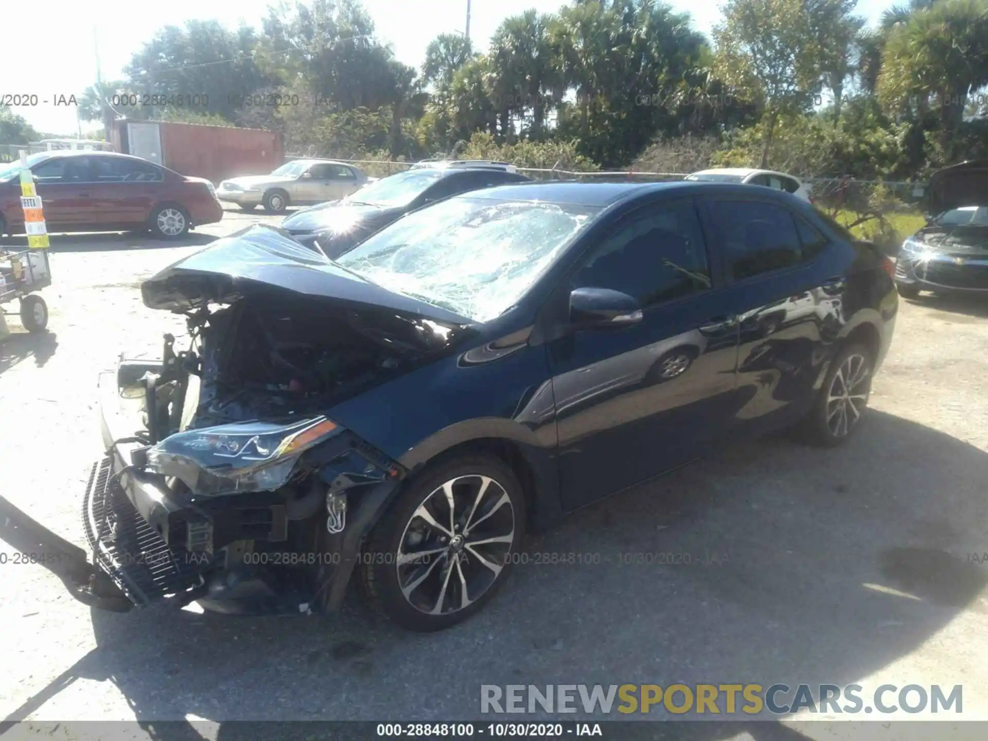 2 Photograph of a damaged car 5YFBURHE5KP881160 TOYOTA COROLLA 2019