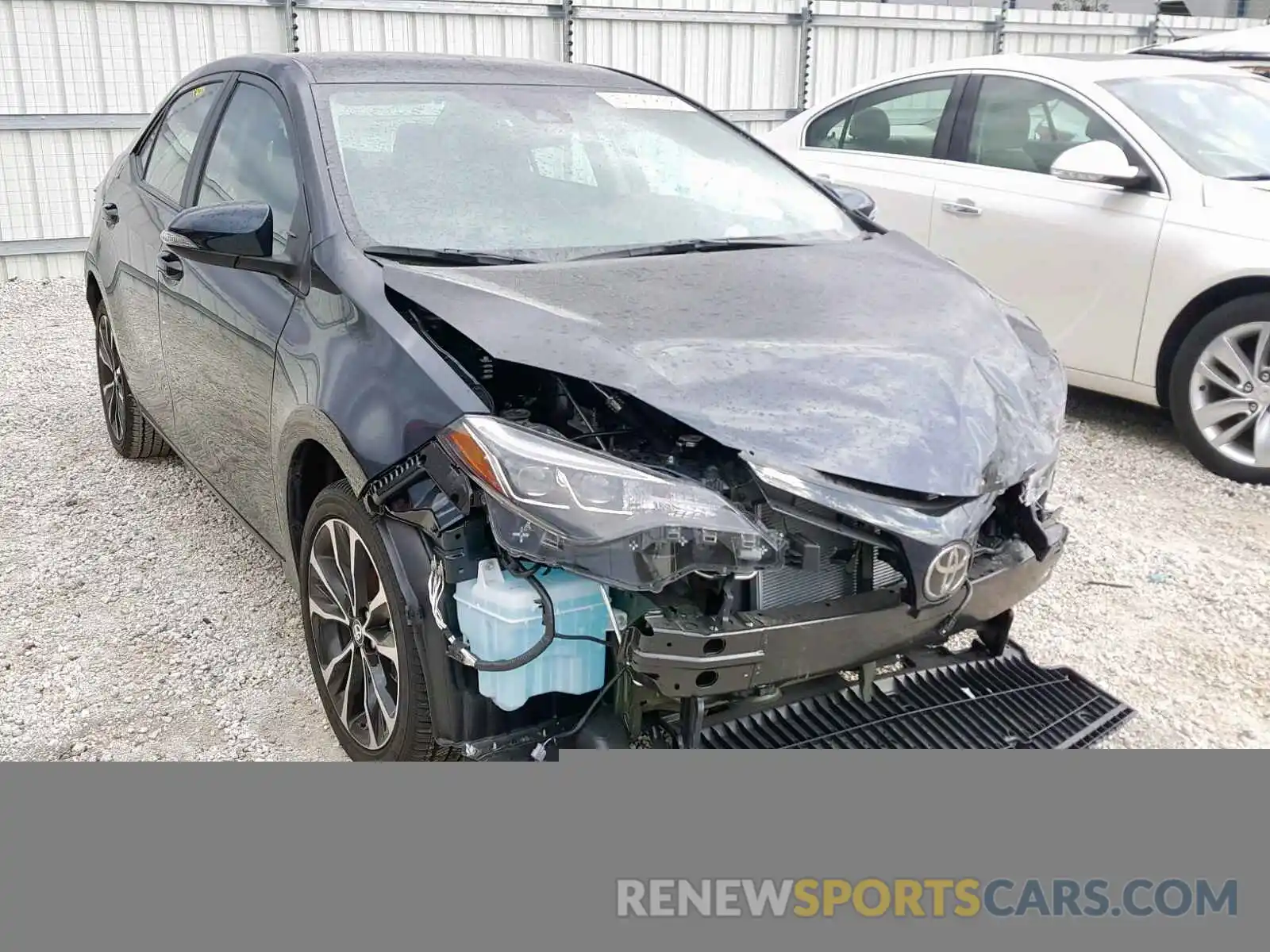 1 Photograph of a damaged car 5YFBURHE5KP882163 TOYOTA COROLLA 2019