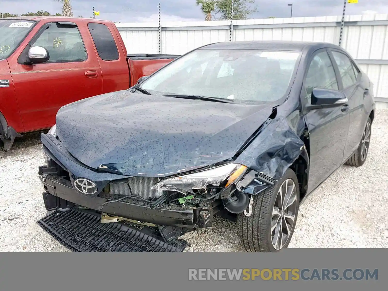 2 Photograph of a damaged car 5YFBURHE5KP882163 TOYOTA COROLLA 2019