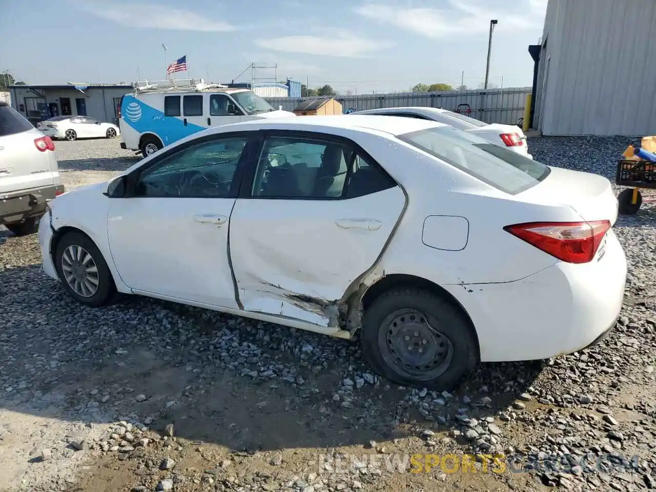 2 Photograph of a damaged car 5YFBURHE5KP882941 TOYOTA COROLLA 2019