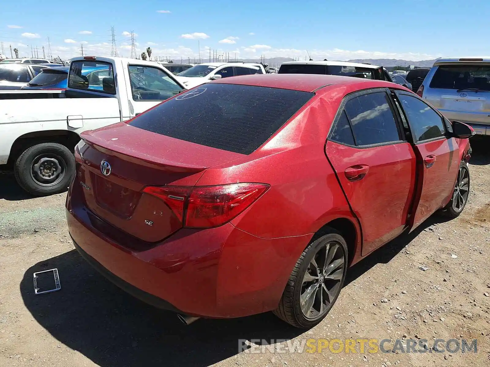 4 Photograph of a damaged car 5YFBURHE5KP883250 TOYOTA COROLLA 2019