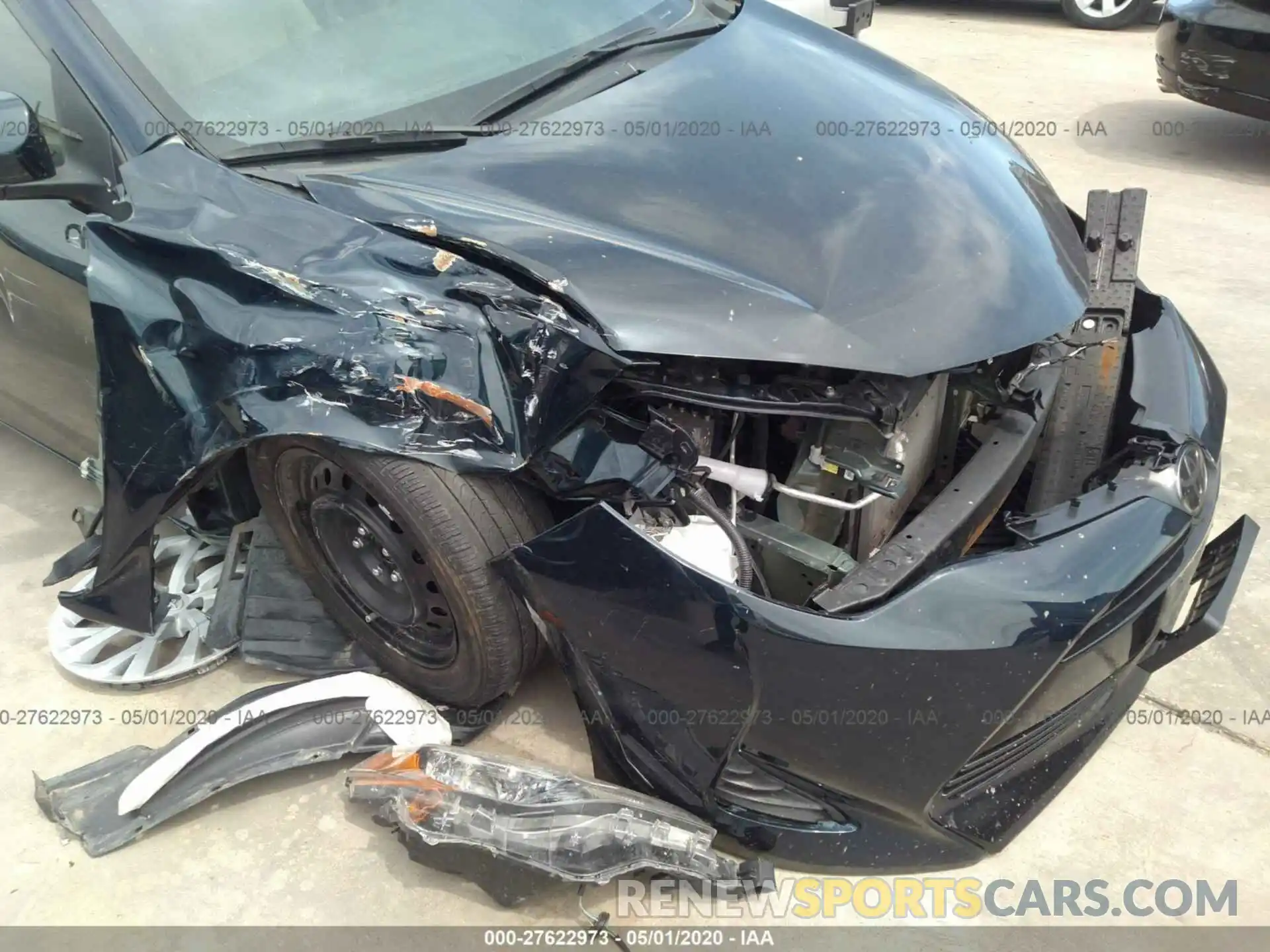 6 Photograph of a damaged car 5YFBURHE5KP883863 TOYOTA COROLLA 2019