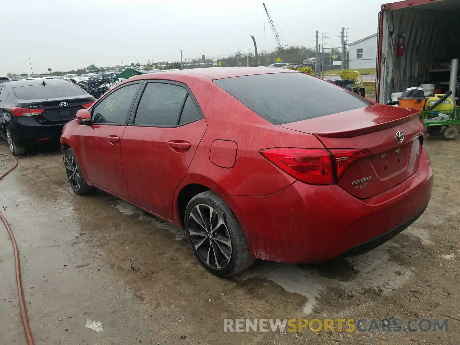 3 Photograph of a damaged car 5YFBURHE5KP883880 TOYOTA COROLLA 2019