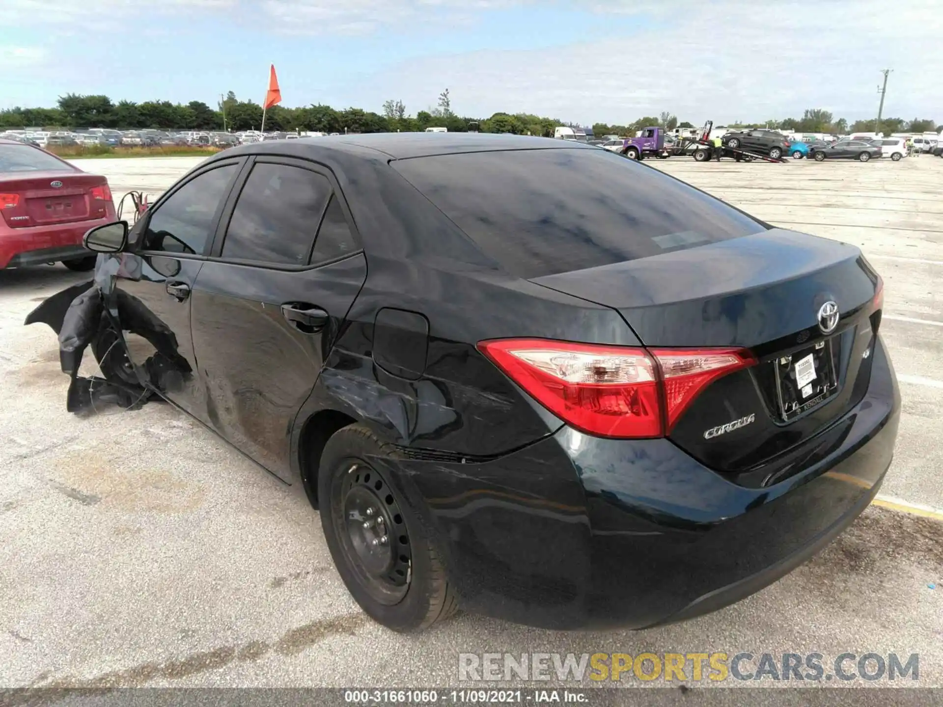 3 Photograph of a damaged car 5YFBURHE5KP884009 TOYOTA COROLLA 2019