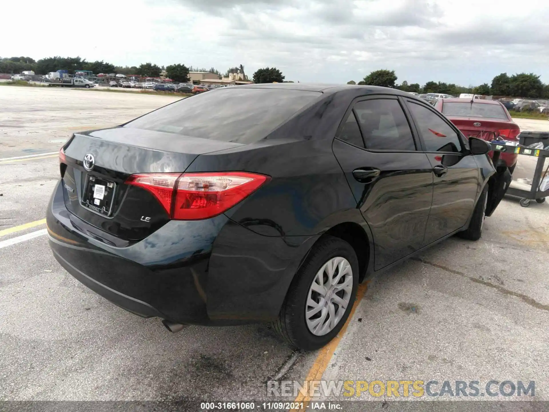 4 Photograph of a damaged car 5YFBURHE5KP884009 TOYOTA COROLLA 2019