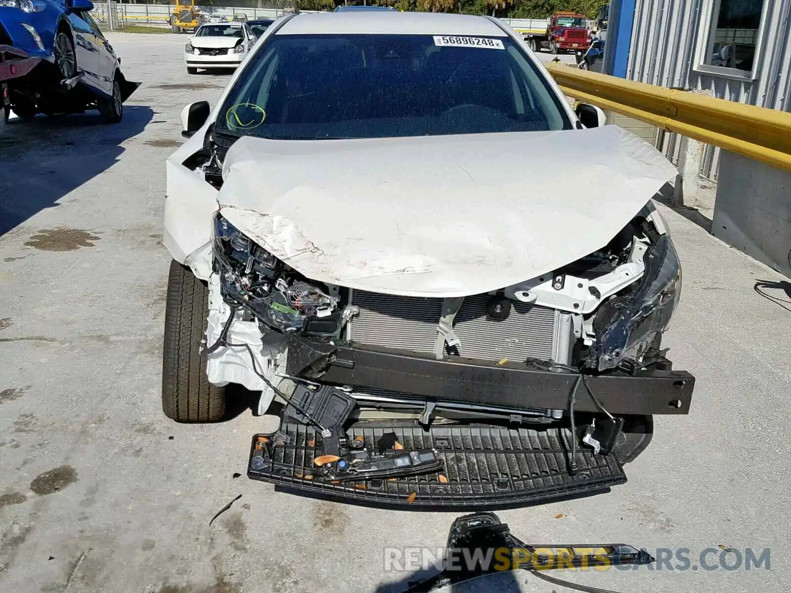 9 Photograph of a damaged car 5YFBURHE5KP884575 TOYOTA COROLLA 2019