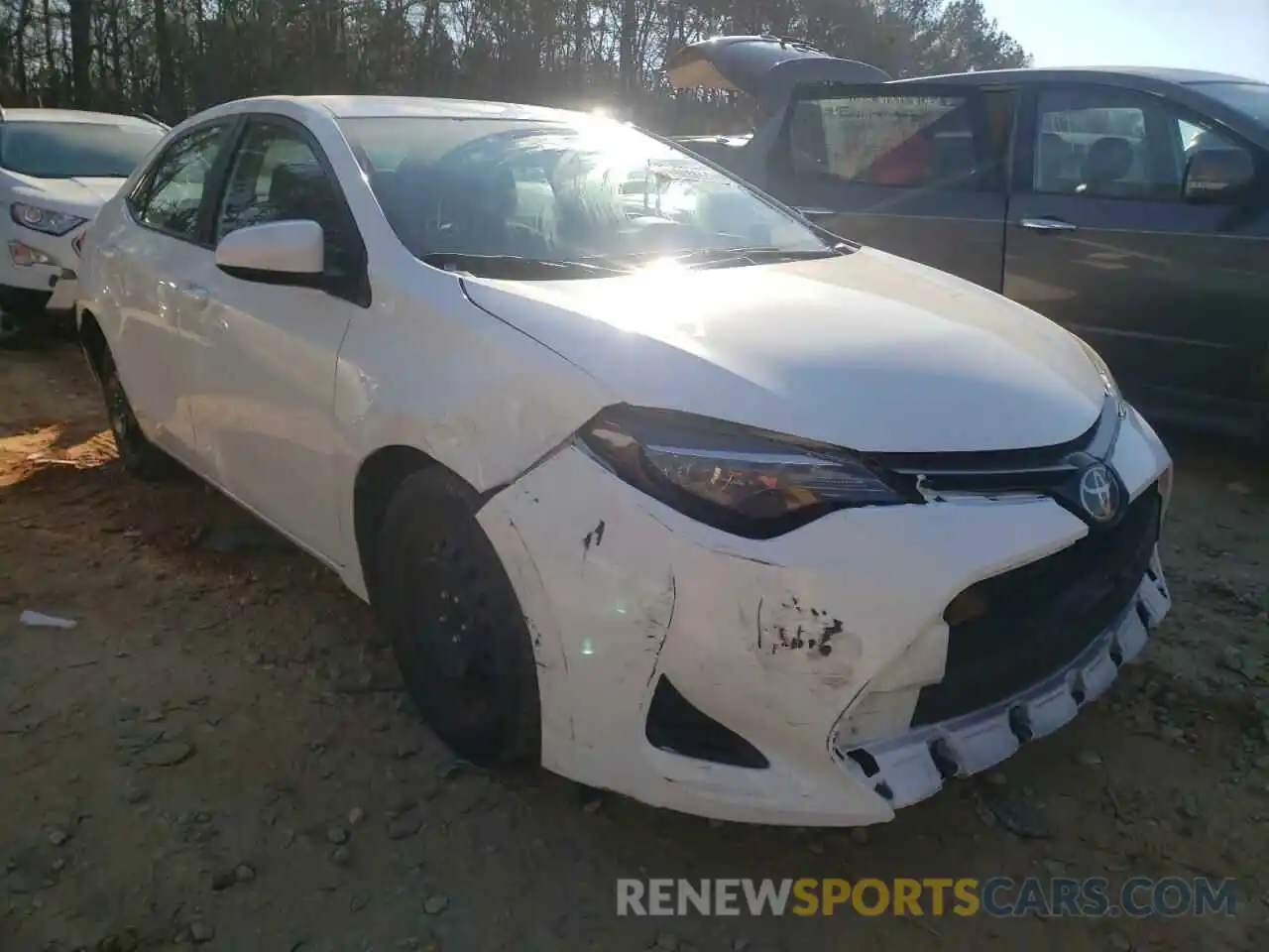 1 Photograph of a damaged car 5YFBURHE5KP884611 TOYOTA COROLLA 2019