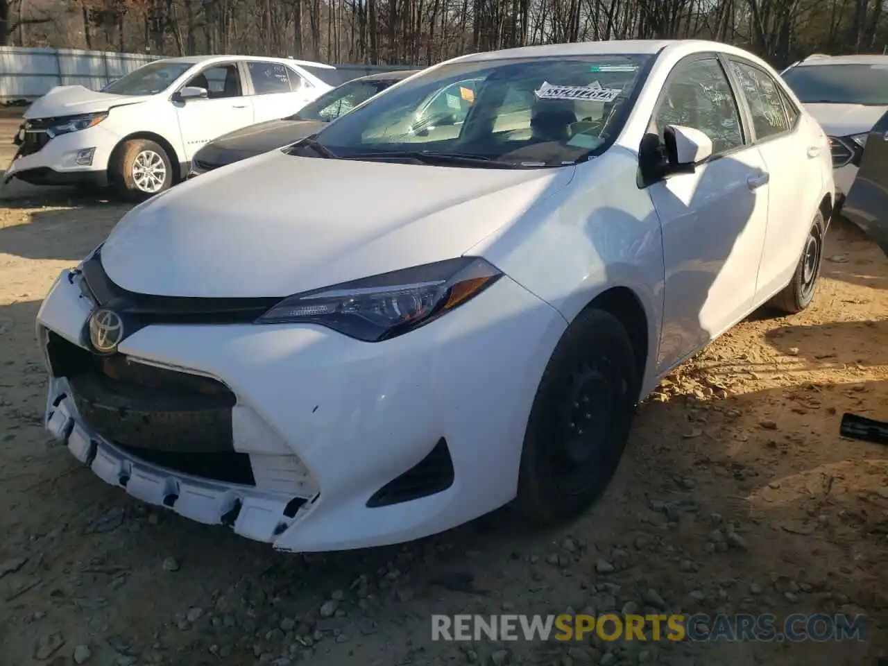 2 Photograph of a damaged car 5YFBURHE5KP884611 TOYOTA COROLLA 2019