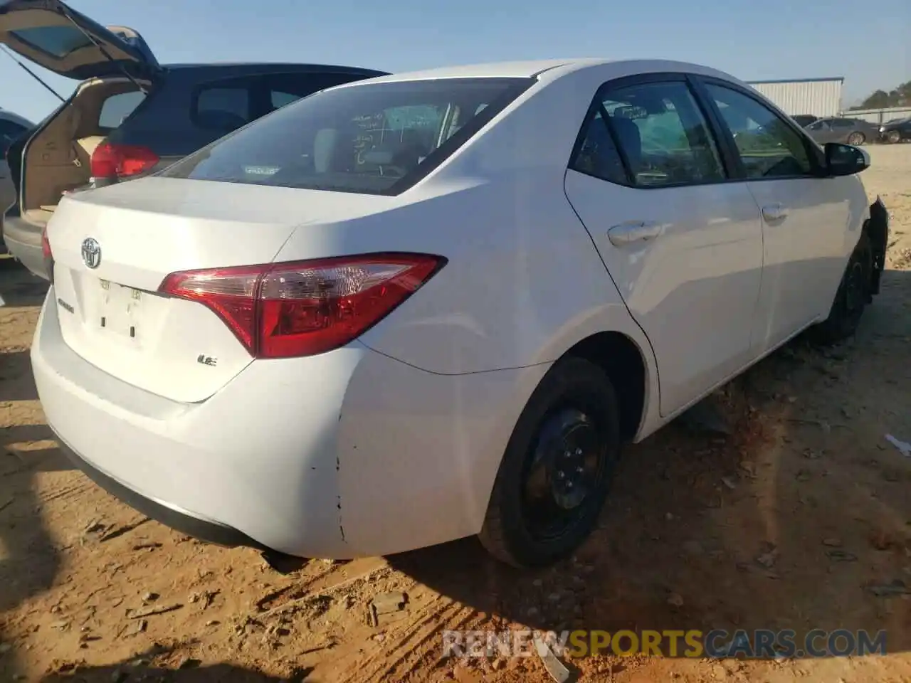 4 Photograph of a damaged car 5YFBURHE5KP884611 TOYOTA COROLLA 2019