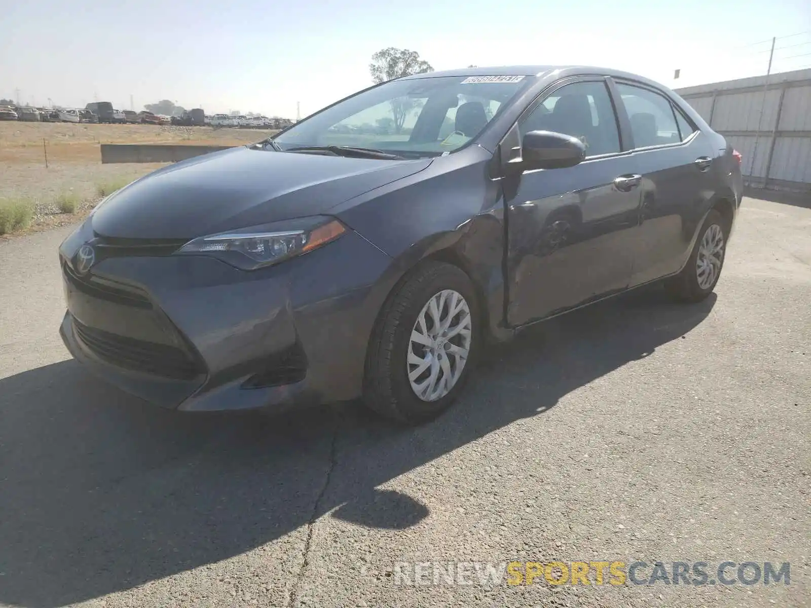 2 Photograph of a damaged car 5YFBURHE5KP884835 TOYOTA COROLLA 2019