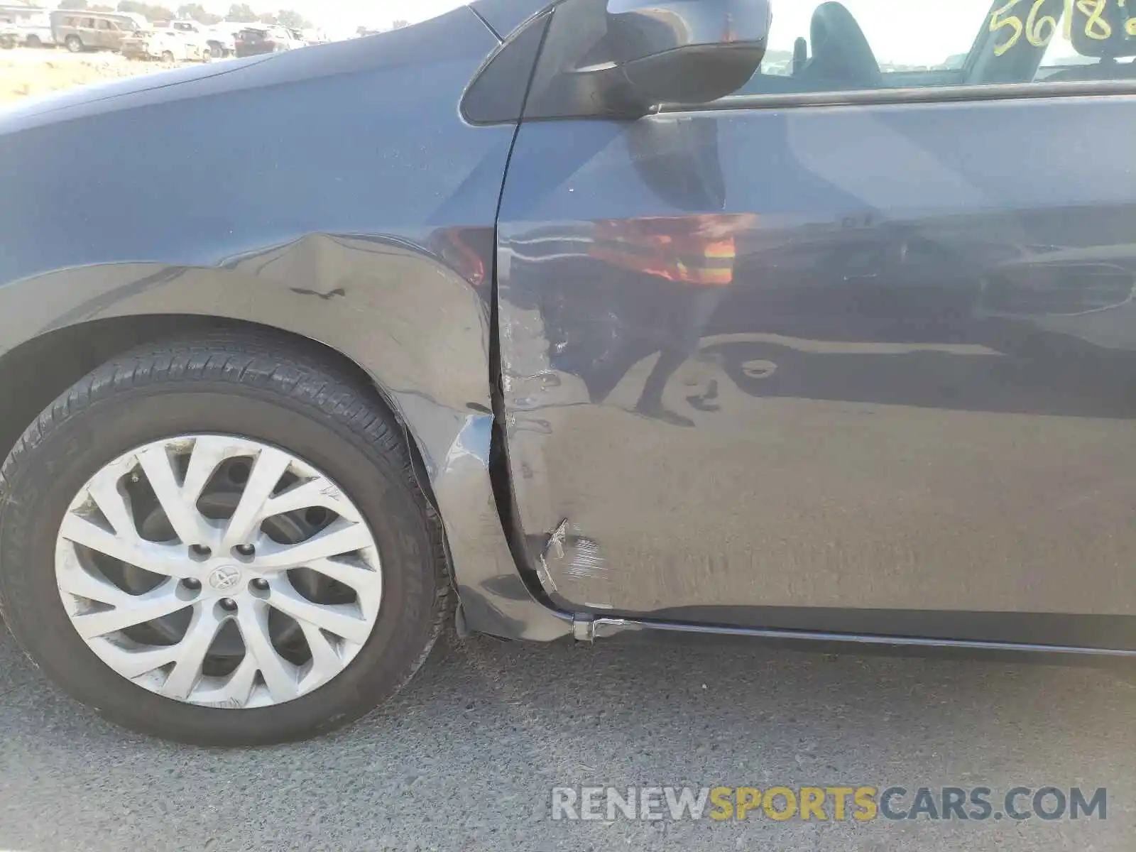 9 Photograph of a damaged car 5YFBURHE5KP884835 TOYOTA COROLLA 2019