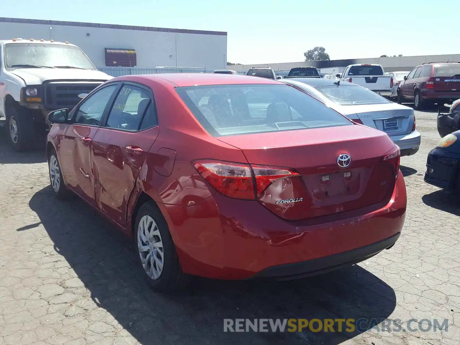 3 Photograph of a damaged car 5YFBURHE5KP885371 TOYOTA COROLLA 2019