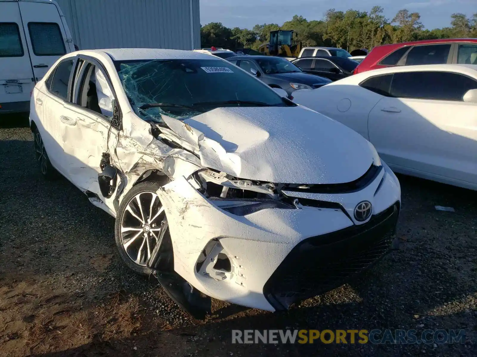 1 Photograph of a damaged car 5YFBURHE5KP885550 TOYOTA COROLLA 2019