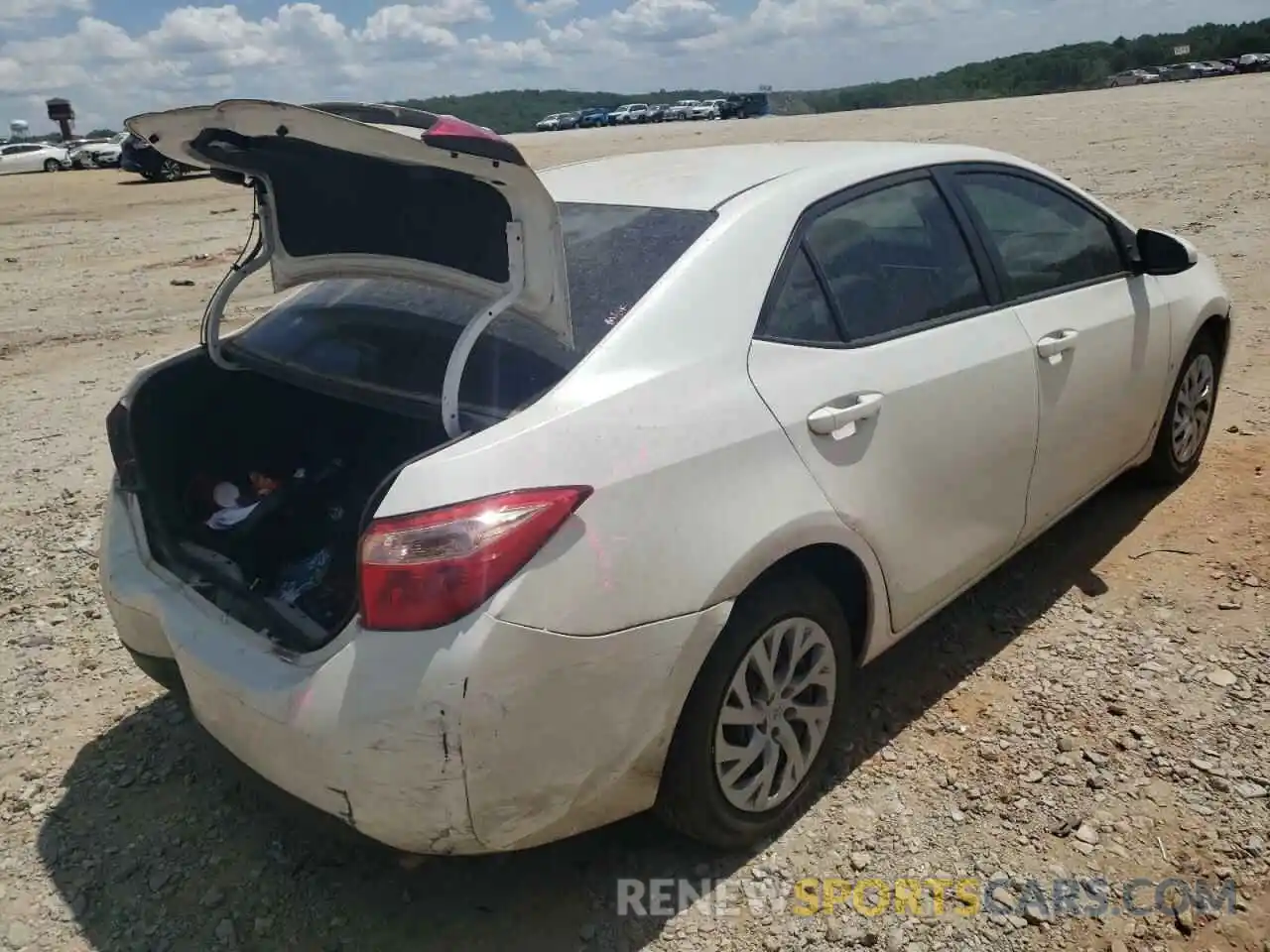 4 Photograph of a damaged car 5YFBURHE5KP885824 TOYOTA COROLLA 2019